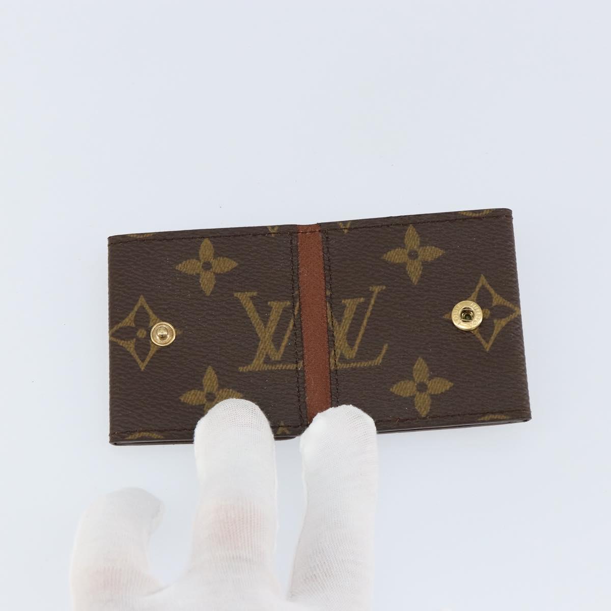LOUIS VUITTON Monogram Porte Photo 4 Vole Photo Frame M58010 LV Auth 155283M