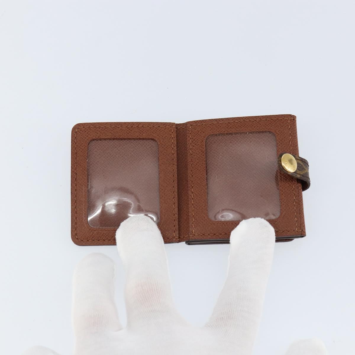 LOUIS VUITTON Monogram Porte Photo 4 Vole Photo Frame M58010 LV Auth 155283M