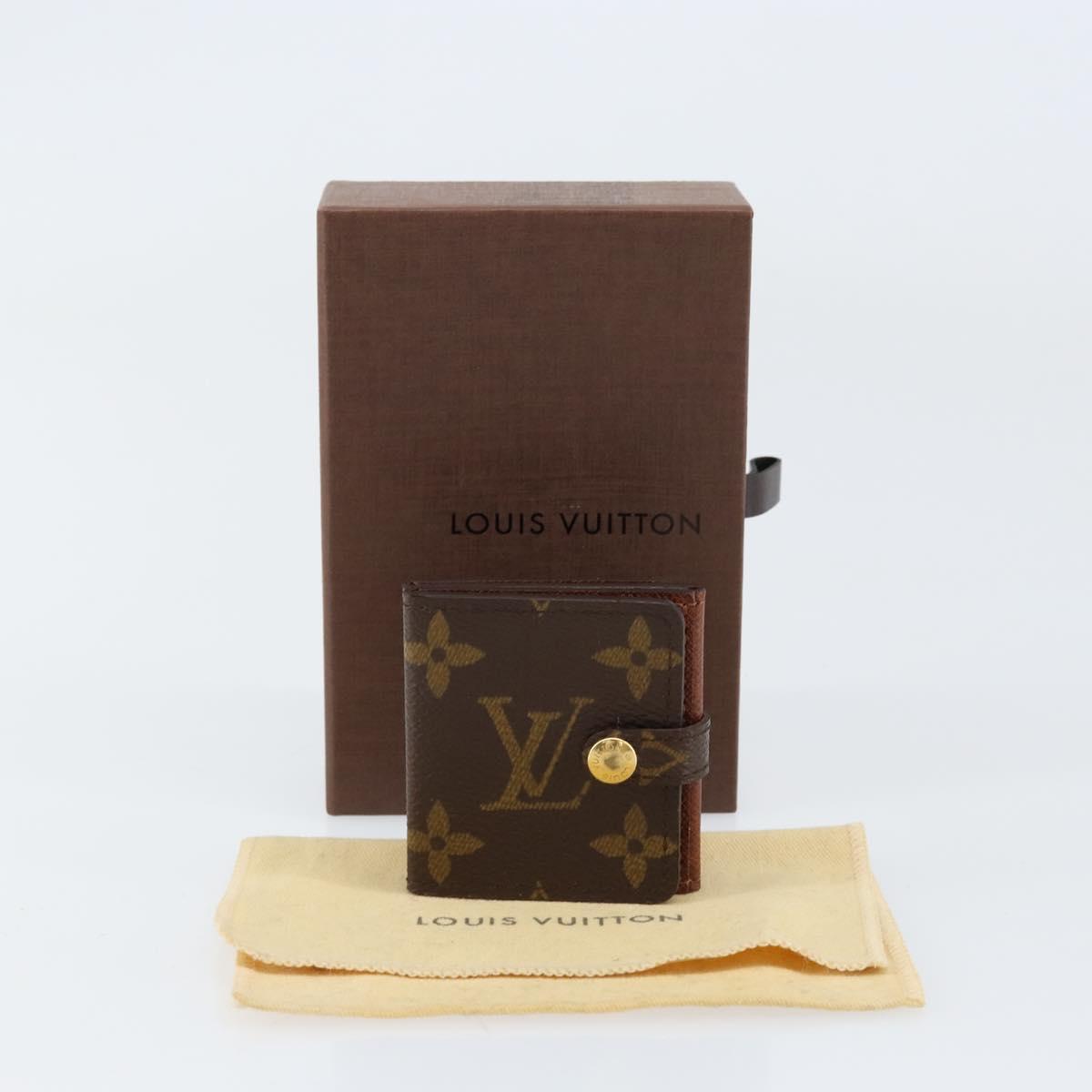 LOUIS VUITTON Monogram Porte Photo 4 Vole Photo Frame M58010 LV Auth 155283M