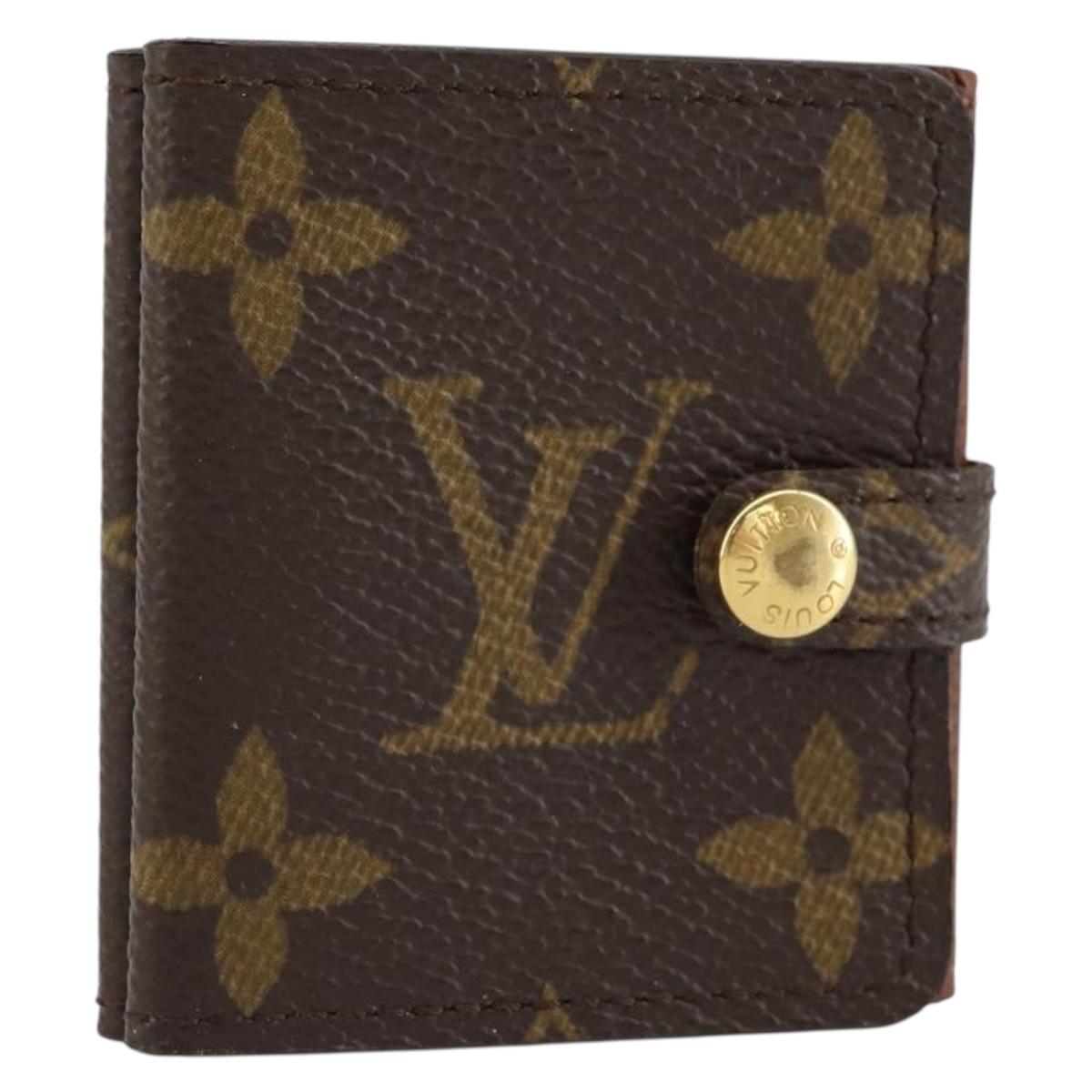 LOUIS VUITTON Monogram Porte Photo 4 Vole Photo Frame M58010 LV Auth 155283M