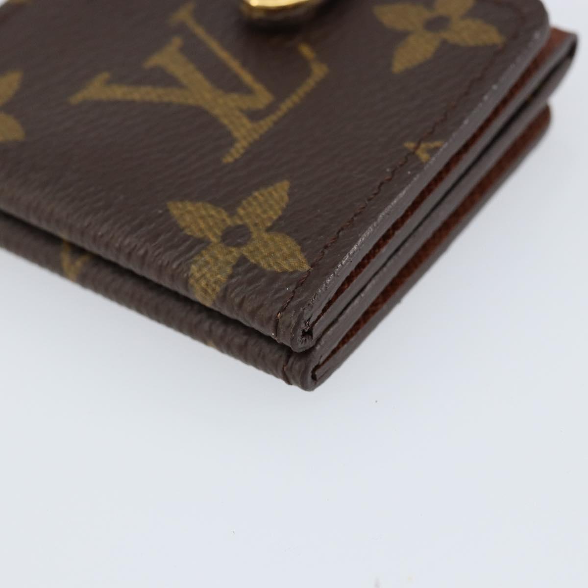 LOUIS VUITTON Monogram Porte Photo 4 Vole Photo Frame M58010 LV Auth 155283M