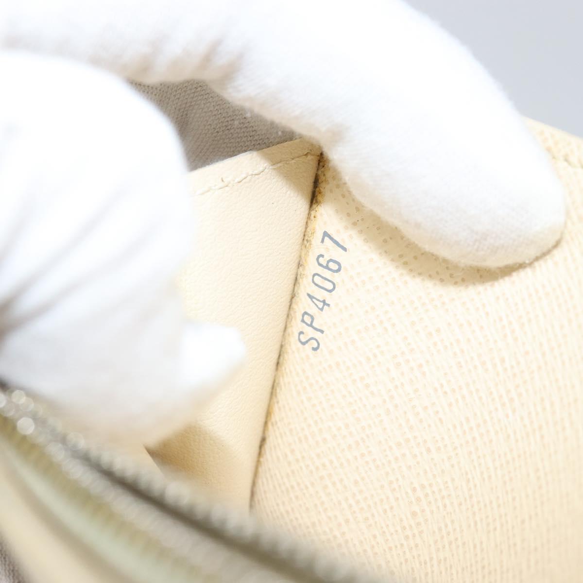 LOUIS VUITTON Damier Azur Portefeuille Alexandra Wallet N63068 LV Auth 155285