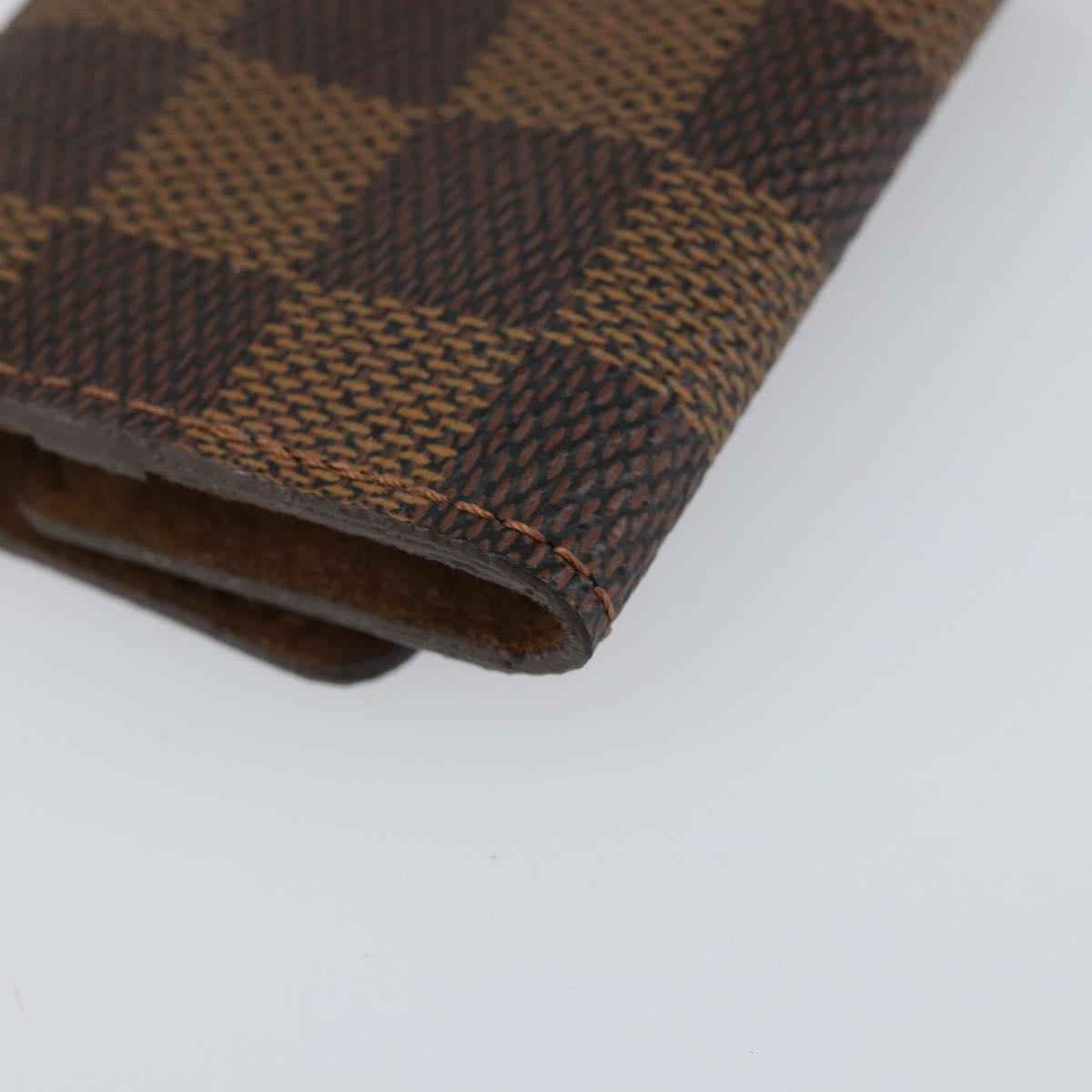 LOUIS VUITTON Damier Ebene Cuff Case LV Auth 155286