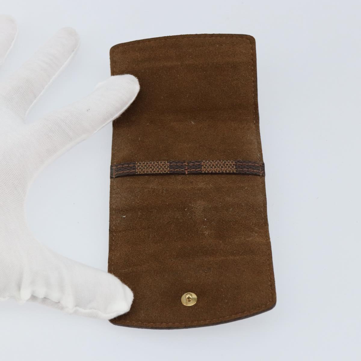 LOUIS VUITTON Damier Ebene Cuff Case LV Auth 155286