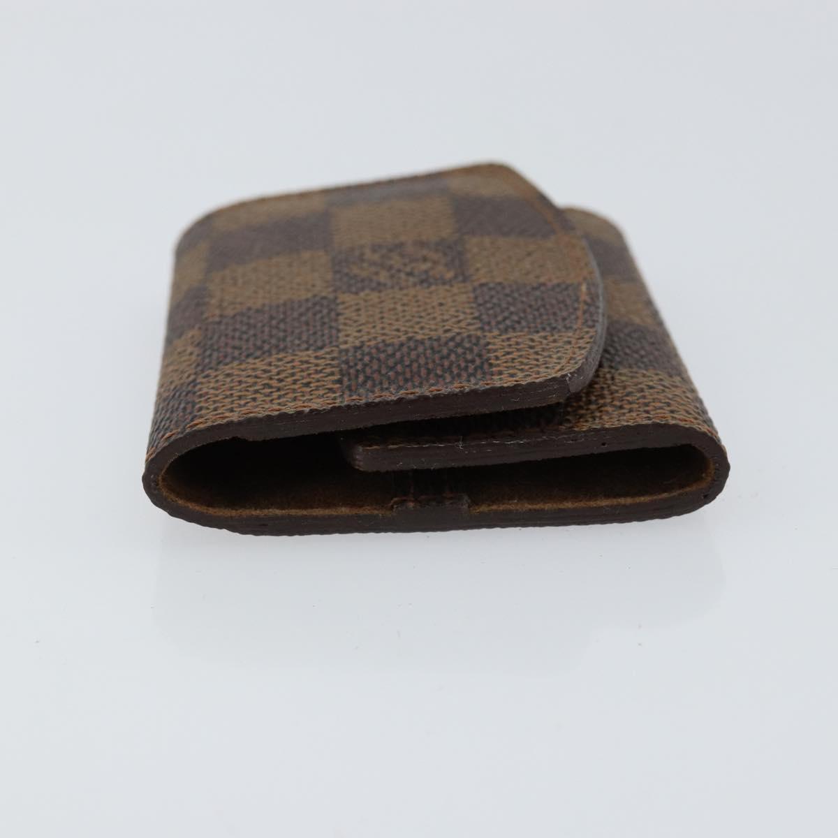 LOUIS VUITTON Damier Ebene Cuff Case LV Auth 155286
