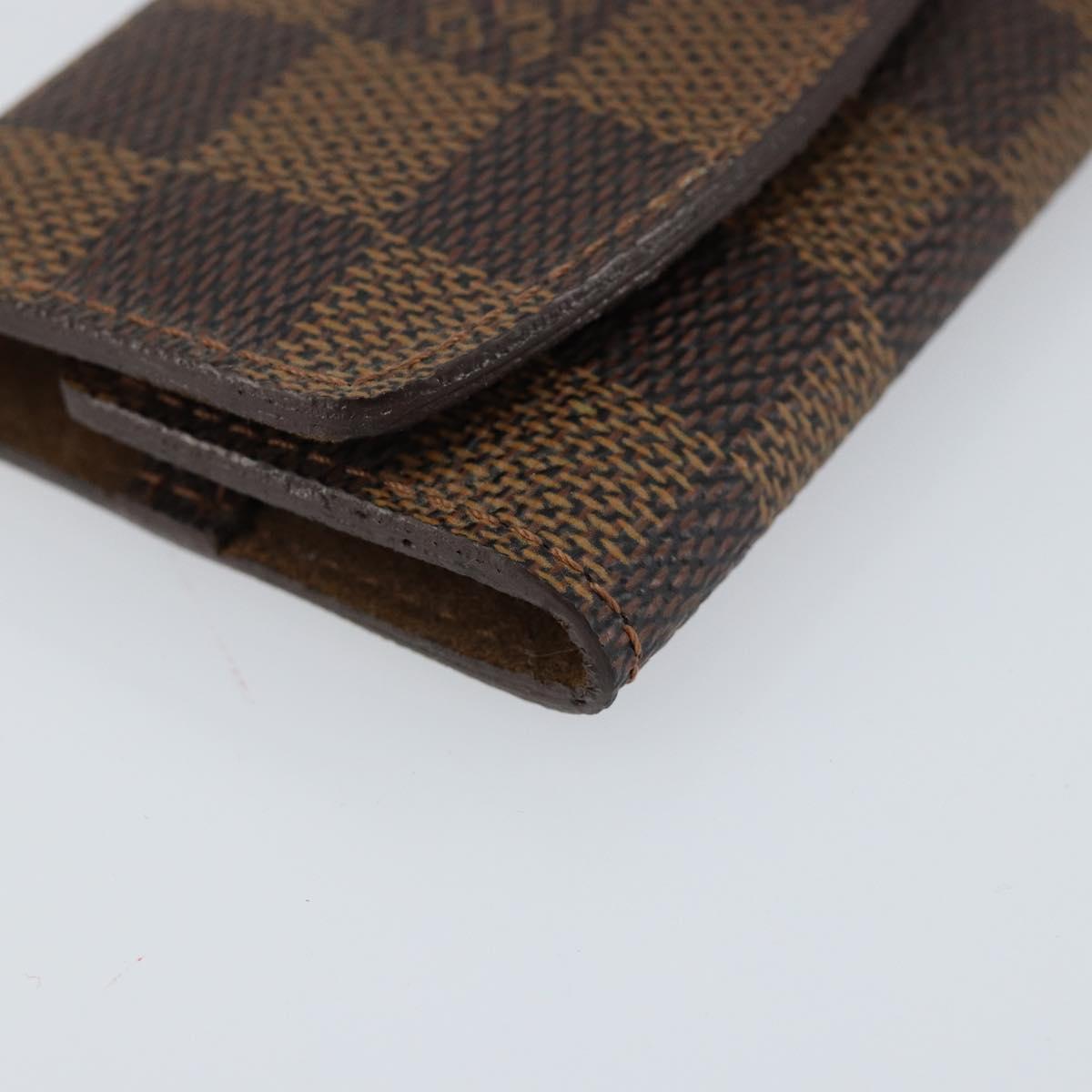 LOUIS VUITTON Damier Ebene Cuff Case LV Auth 155286