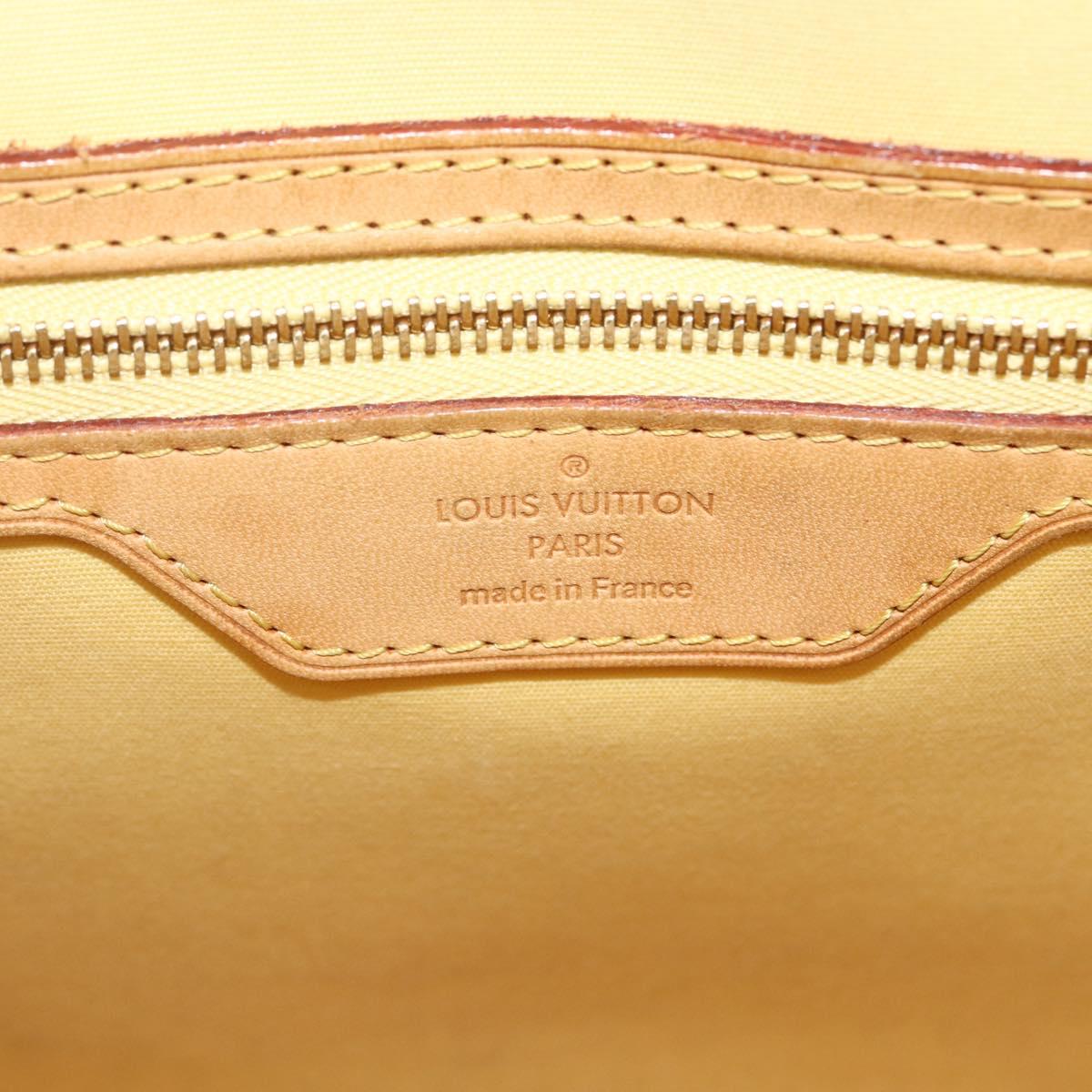 LOUIS VUITTON Monogram Vernis Blair MM Hand Bag 2way Citrin M90108 Auth 155287