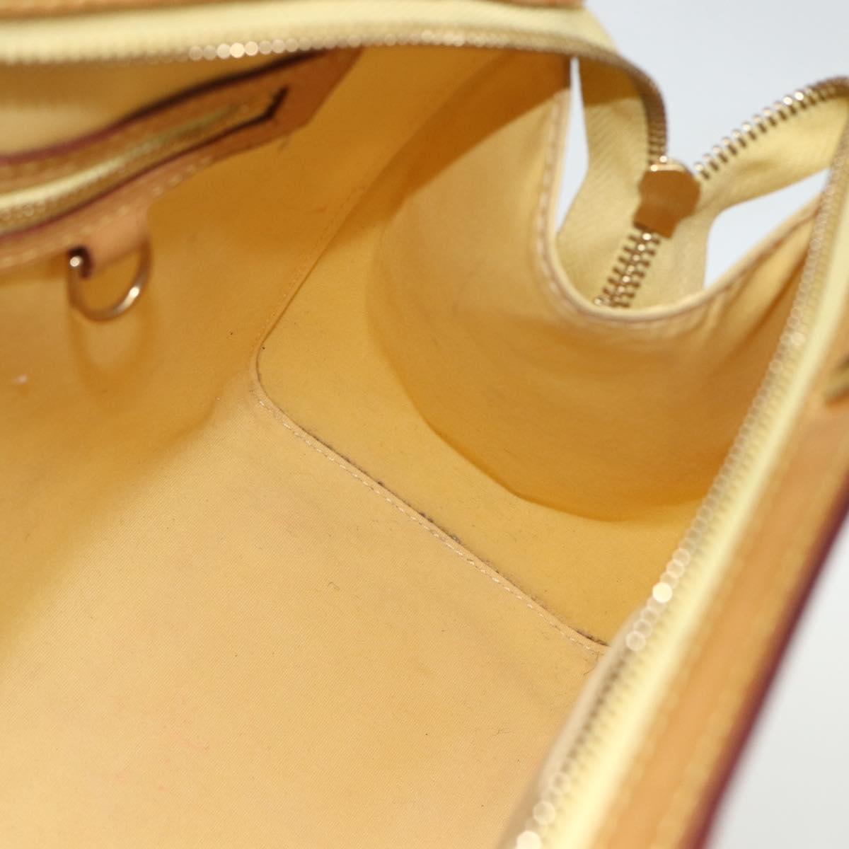 LOUIS VUITTON Monogram Vernis Blair MM Hand Bag 2way Citrin M90108 Auth 155287