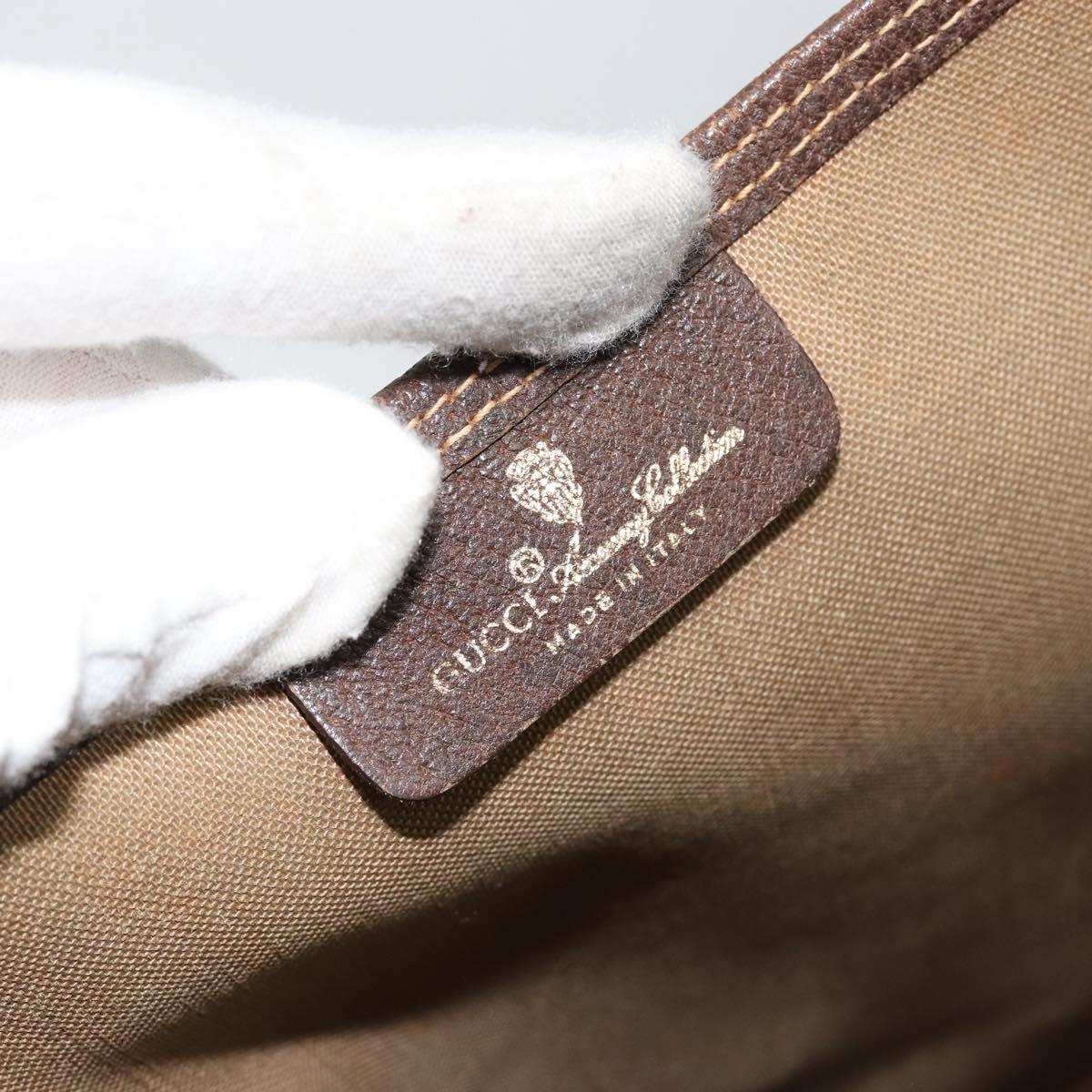 GUCCI GG Supreme Web Sherry Line Tote Bag PVC Beige Red 40 02 003 Auth 155303