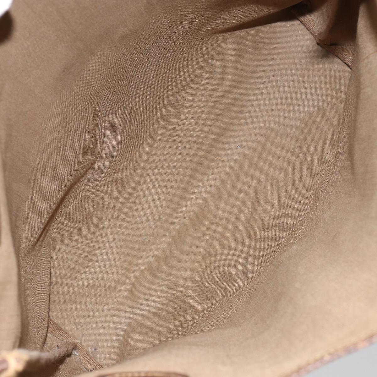 GUCCI GG Supreme Web Sherry Line Tote Bag PVC Beige Red 40 02 003 Auth 155303