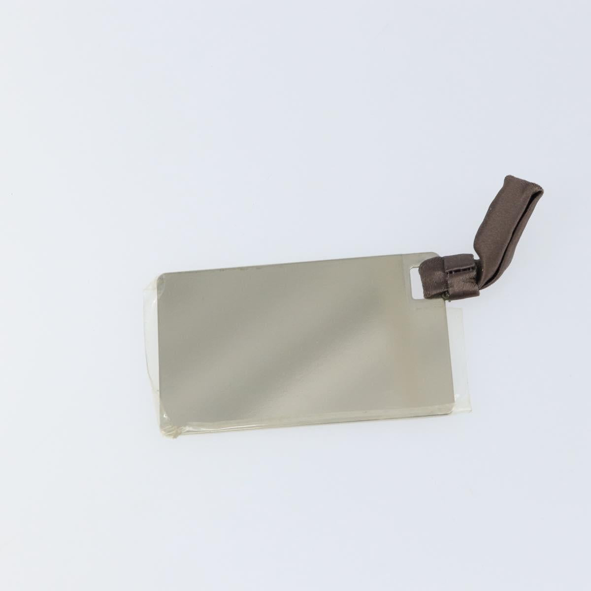 PRADA Shoulder Bag Nylon Khaki Silver Auth 155319