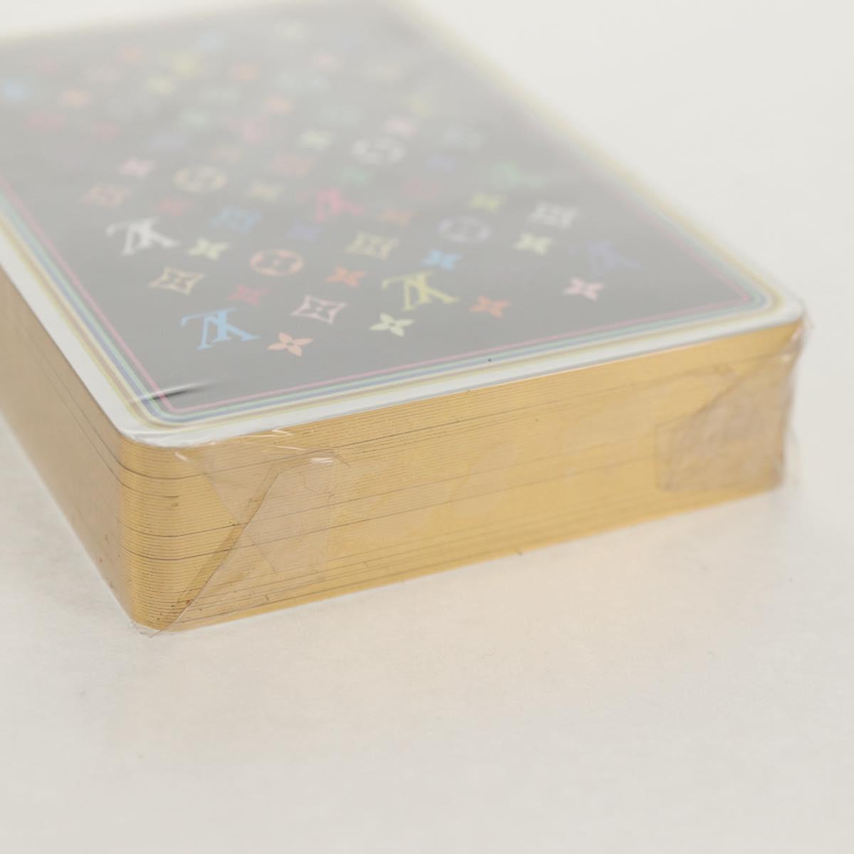 LOUIS VUITTON Multicolor Playing Cards Black White LV Auth 155330SAM