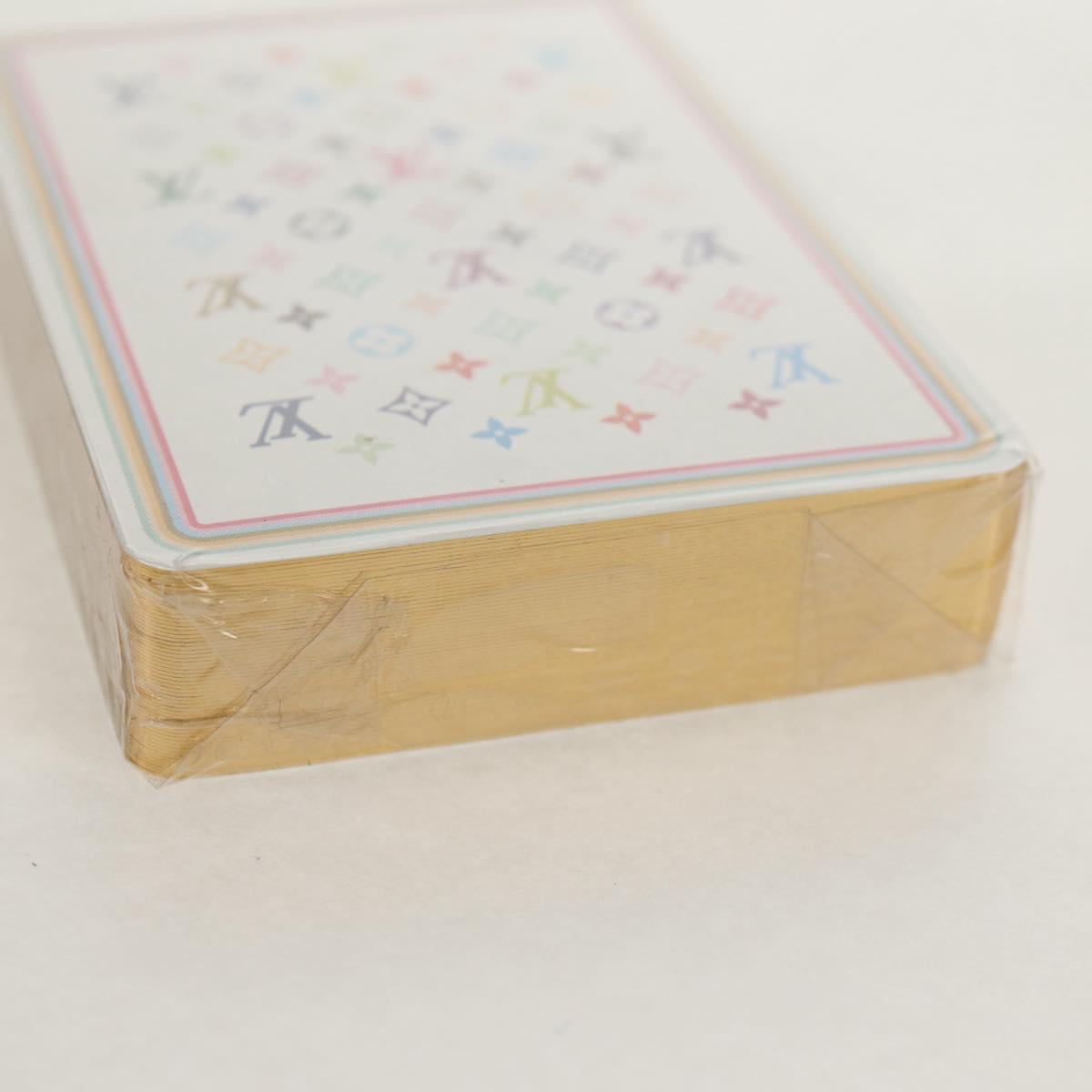 LOUIS VUITTON Multicolor Playing Cards Black White LV Auth 155330SAM