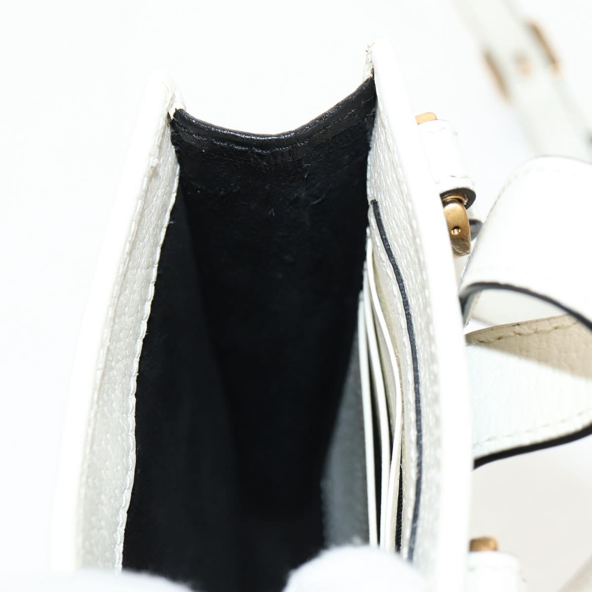 GUCCI×adidas Smartphone Case Shoulder Bag Leather Black 702203 Auth 155331M