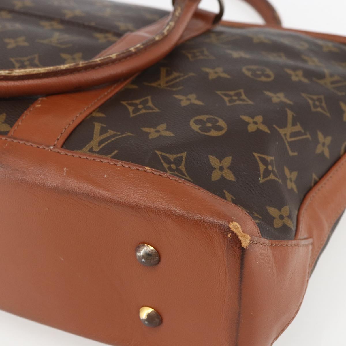 LOUIS VUITTON Monogram Sack Weekend PM Hand Bag M42425 LV Auth 155355