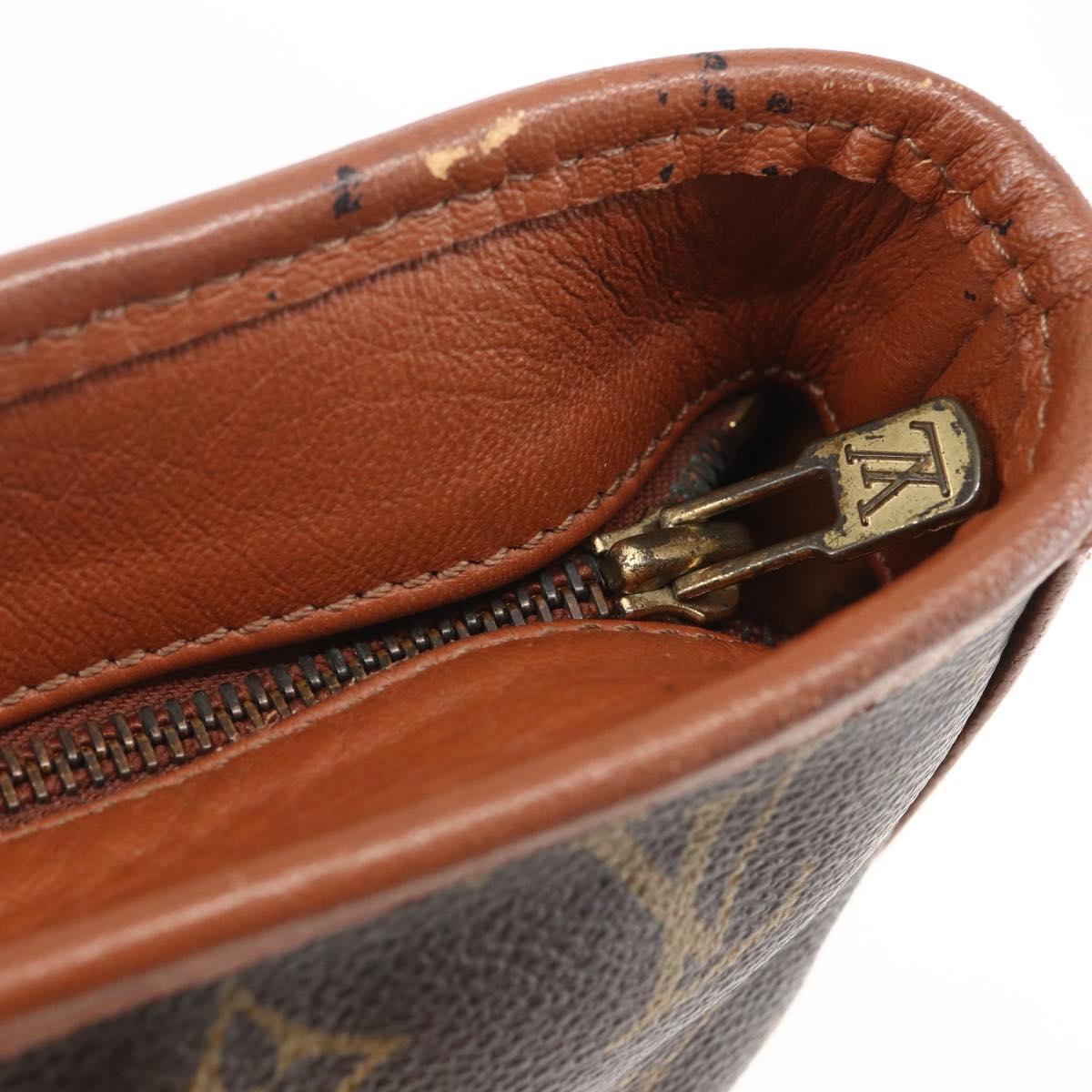 LOUIS VUITTON Monogram Sack Weekend PM Hand Bag M42425 LV Auth 155355