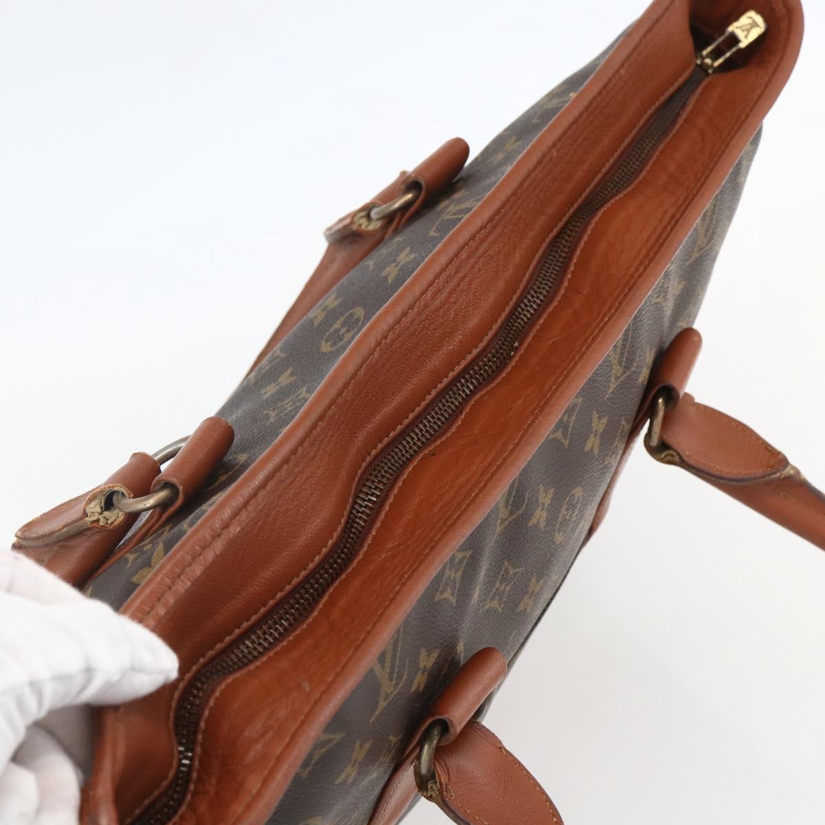 LOUIS VUITTON Monogram Sack Weekend PM Hand Bag M42425 LV Auth 155355