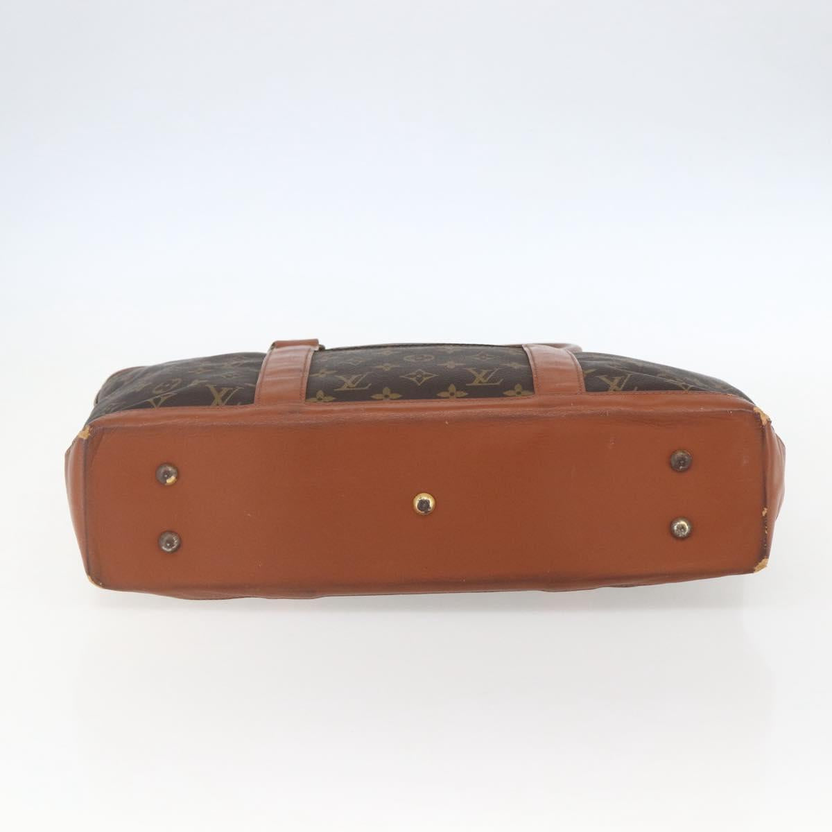 LOUIS VUITTON Monogram Sack Weekend PM Hand Bag M42425 LV Auth 155355A
