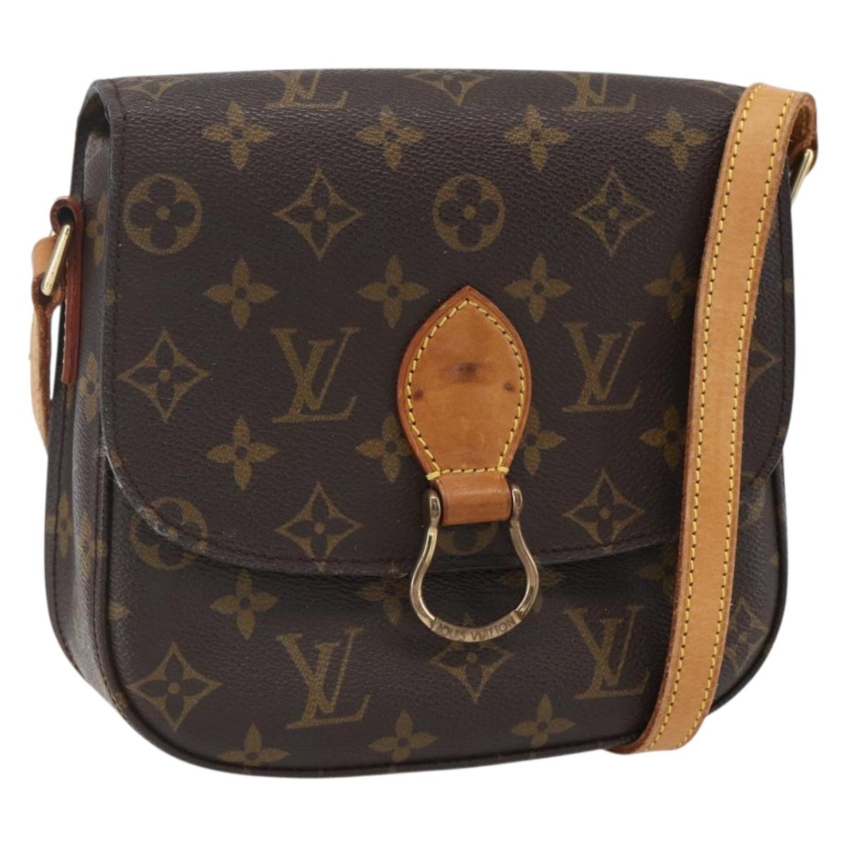 LOUIS VUITTON Monogram Saint Cloud MM Shoulder Bag M51243 LV Auth 155356