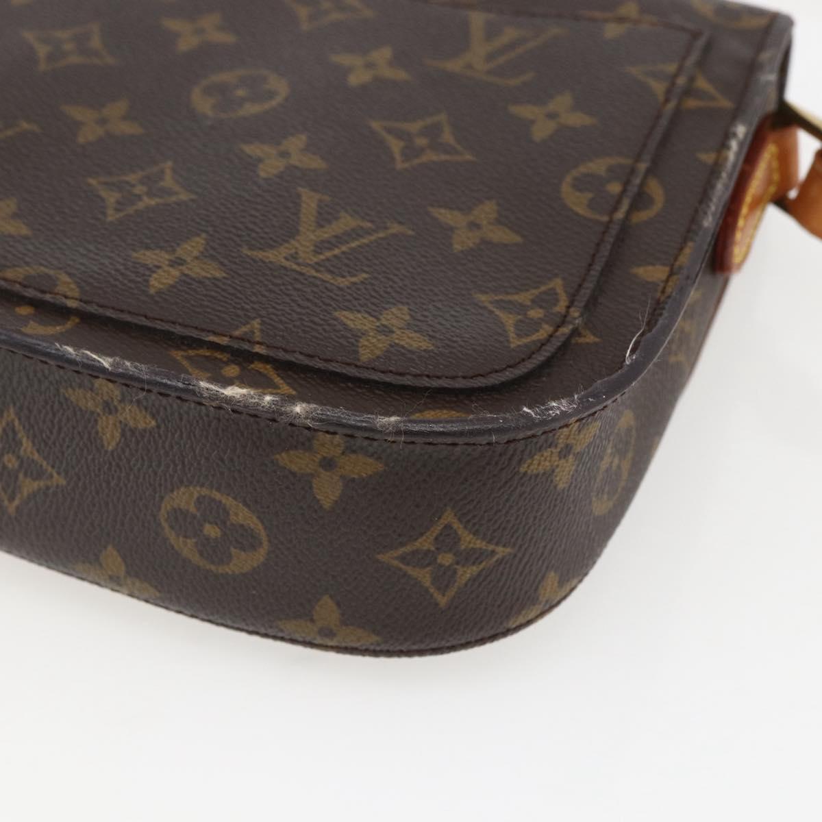 LOUIS VUITTON Monogram Saint Cloud MM Shoulder Bag M51243 LV Auth 155356