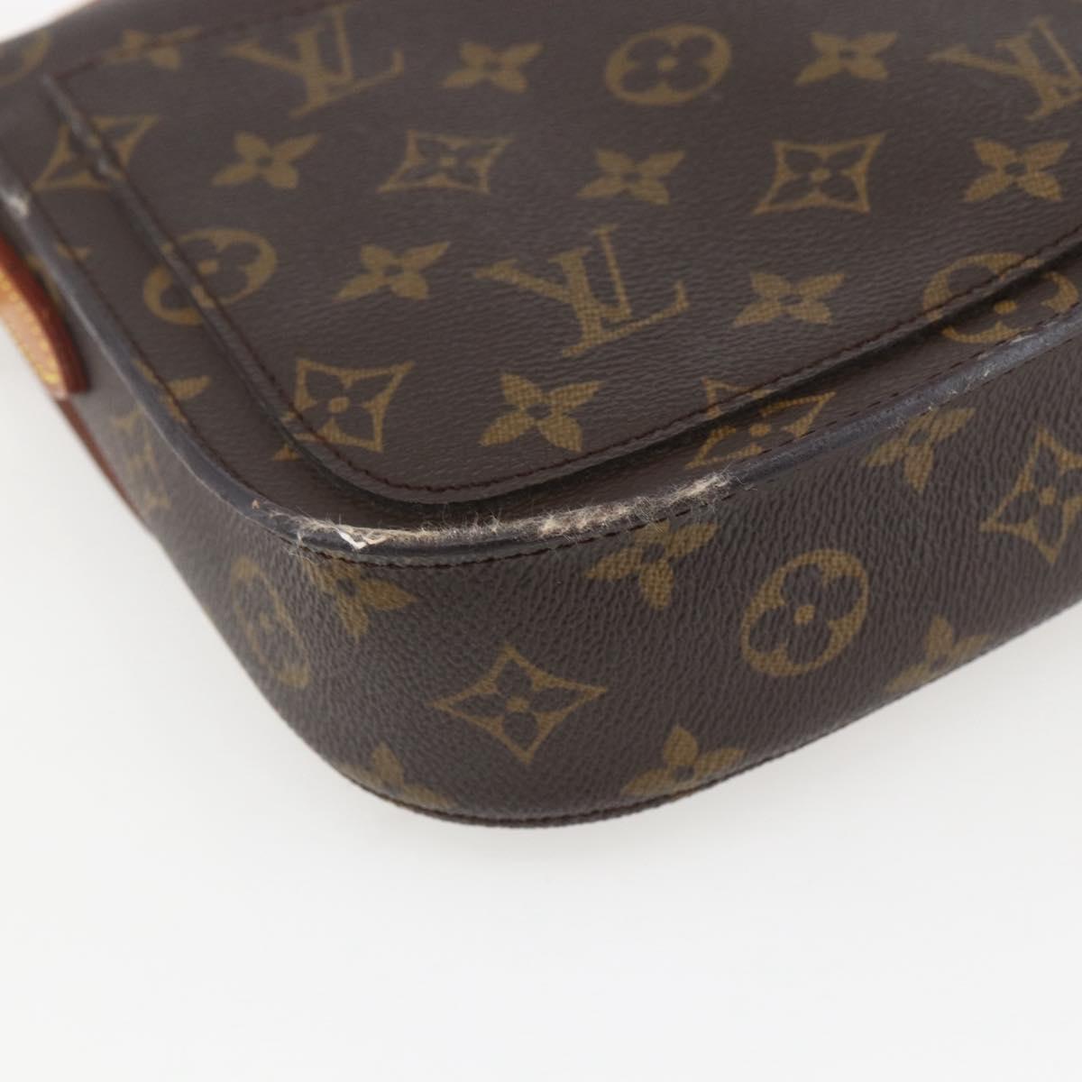LOUIS VUITTON Monogram Saint Cloud MM Shoulder Bag M51243 LV Auth 155356