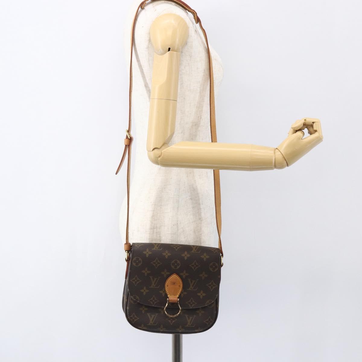 LOUIS VUITTON Monogram Saint Cloud MM Shoulder Bag M51243 LV Auth 155356