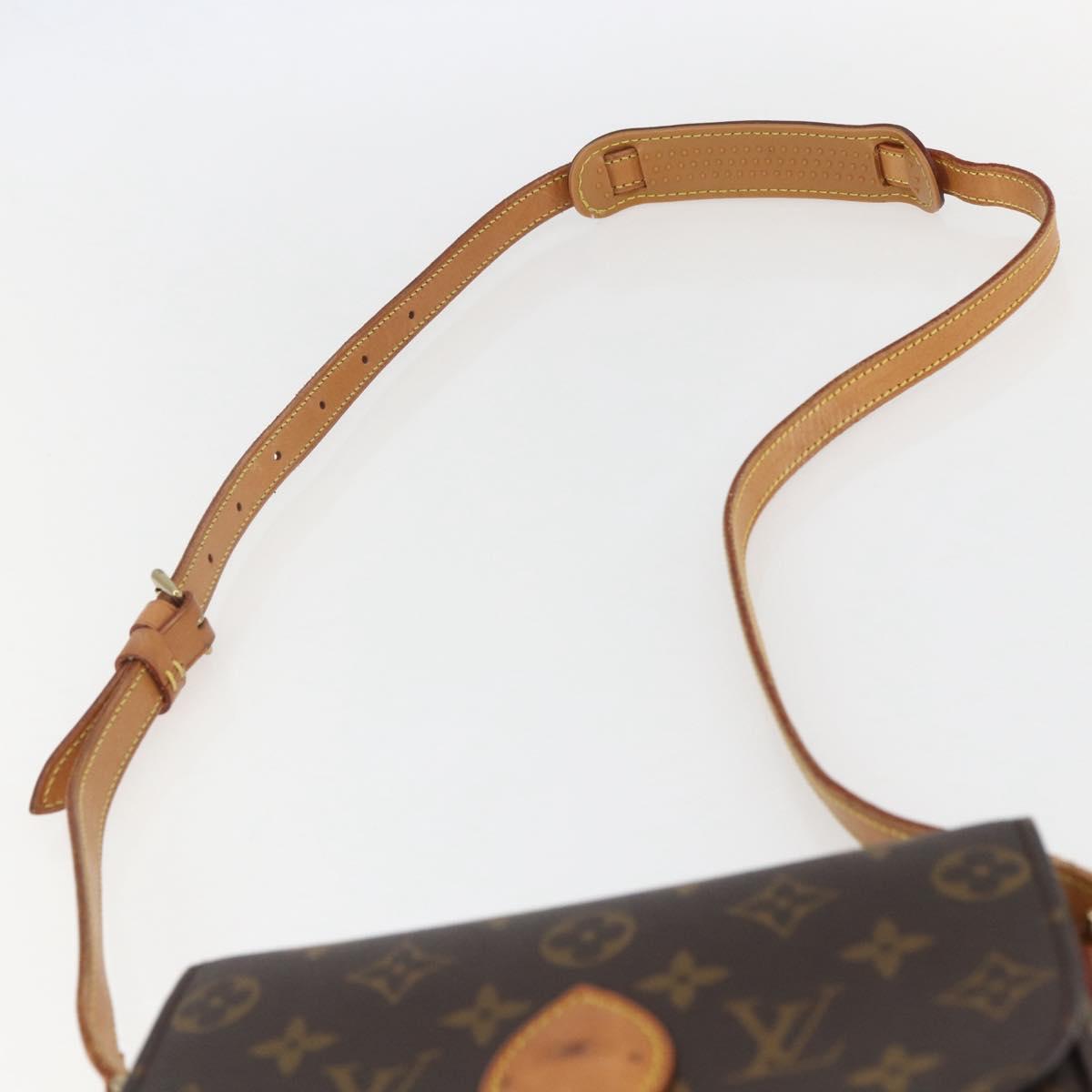 LOUIS VUITTON Monogram Saint Cloud MM Shoulder Bag M51243 LV Auth 155356