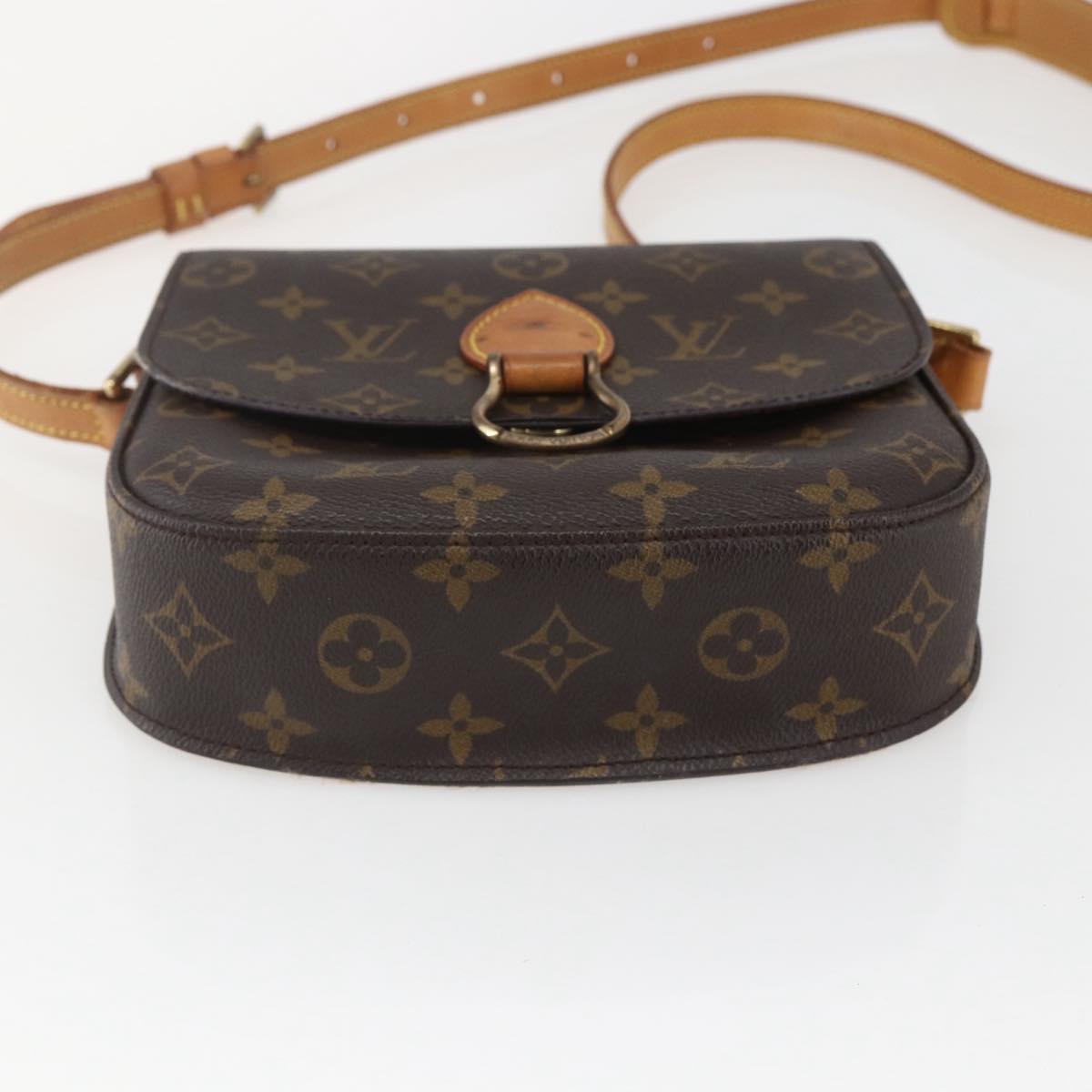 LOUIS VUITTON Monogram Saint Cloud MM Shoulder Bag M51243 LV Auth 155356