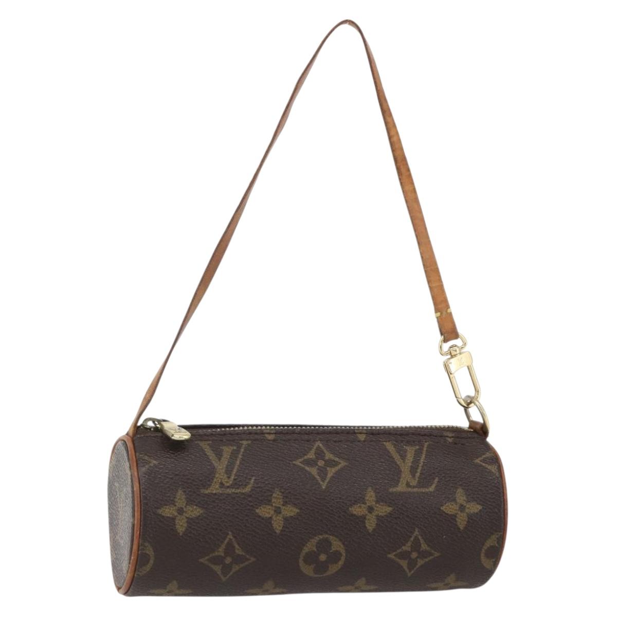 LOUIS VUITTON Monogram Papillon Pouch Pouch LV Auth 155360