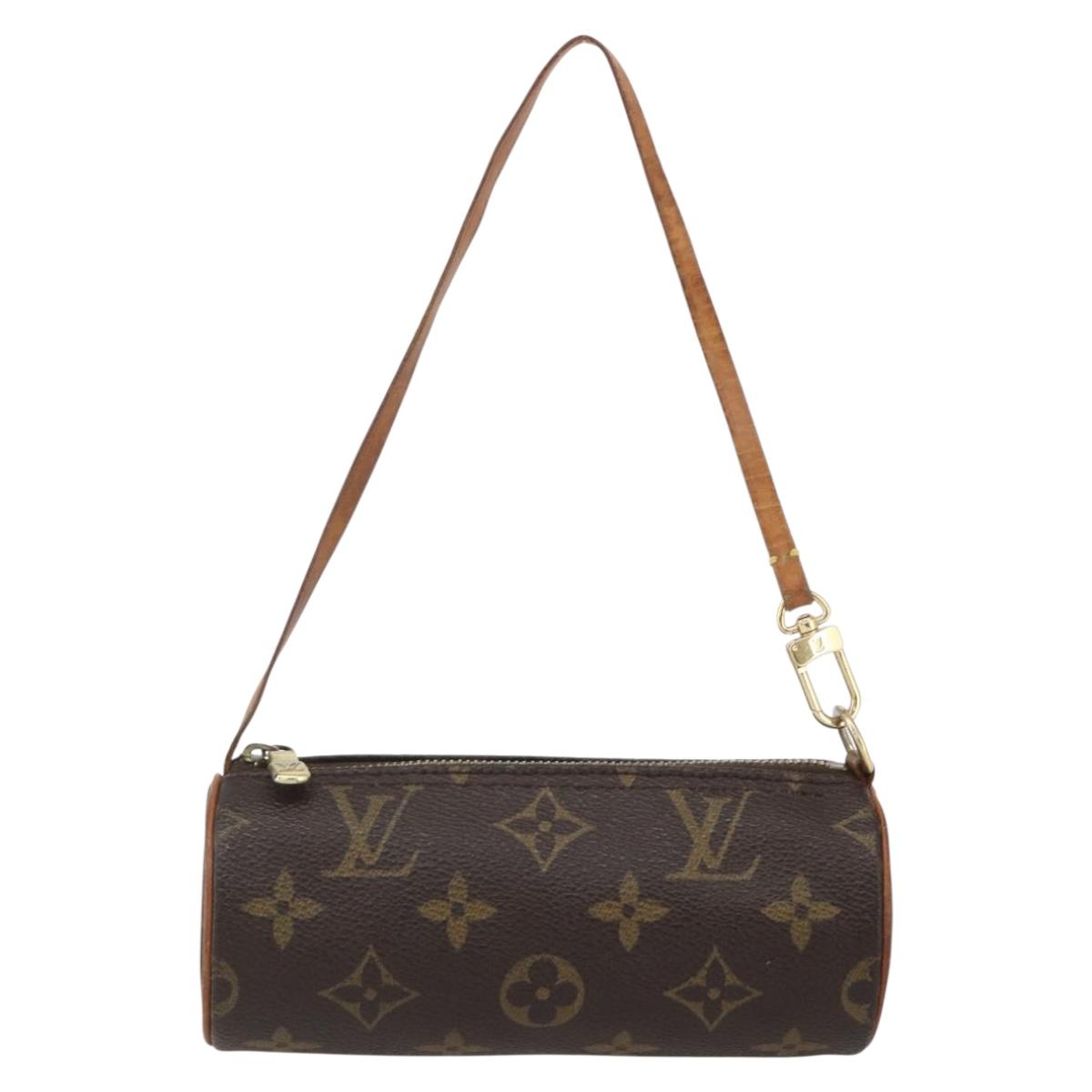 LOUIS VUITTON Monogram Papillon Pouch Pouch LV Auth 155360