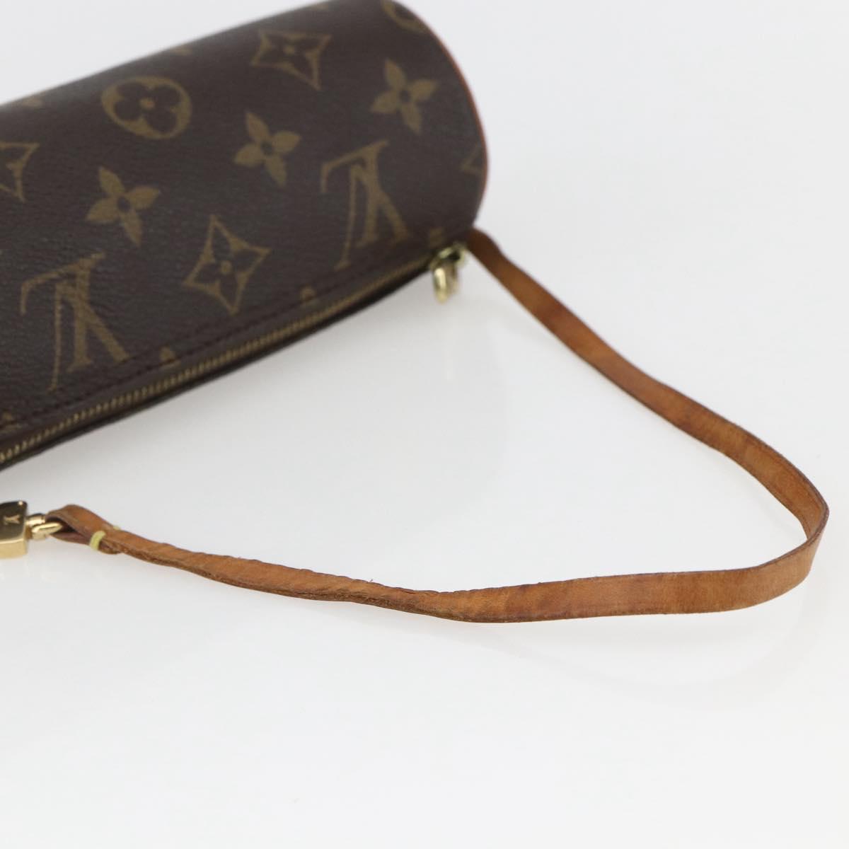 LOUIS VUITTON Monogram Papillon Pouch Pouch LV Auth 155360