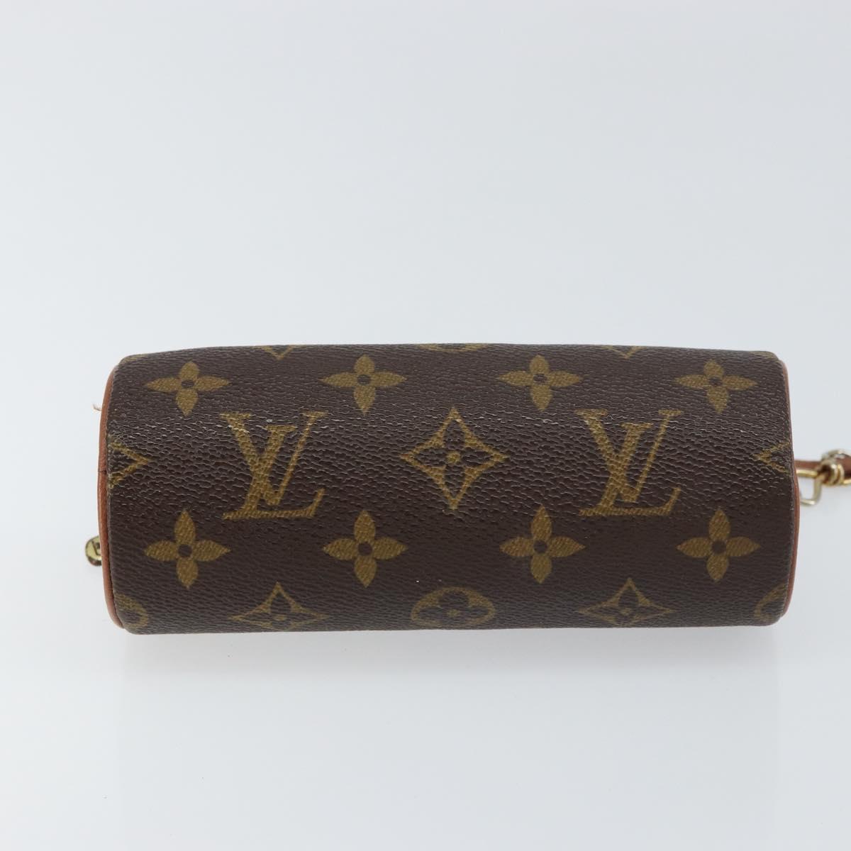 LOUIS VUITTON Monogram Papillon Pouch LV Auth 155362