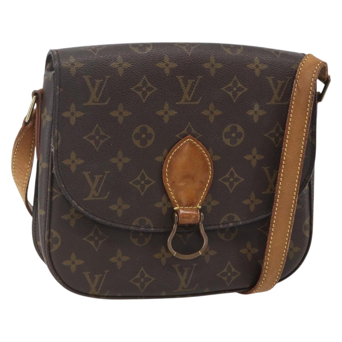 LOUIS VUITTON Monogram Saint Cloud GM Shoulder Bag M51242 LV Auth 155363