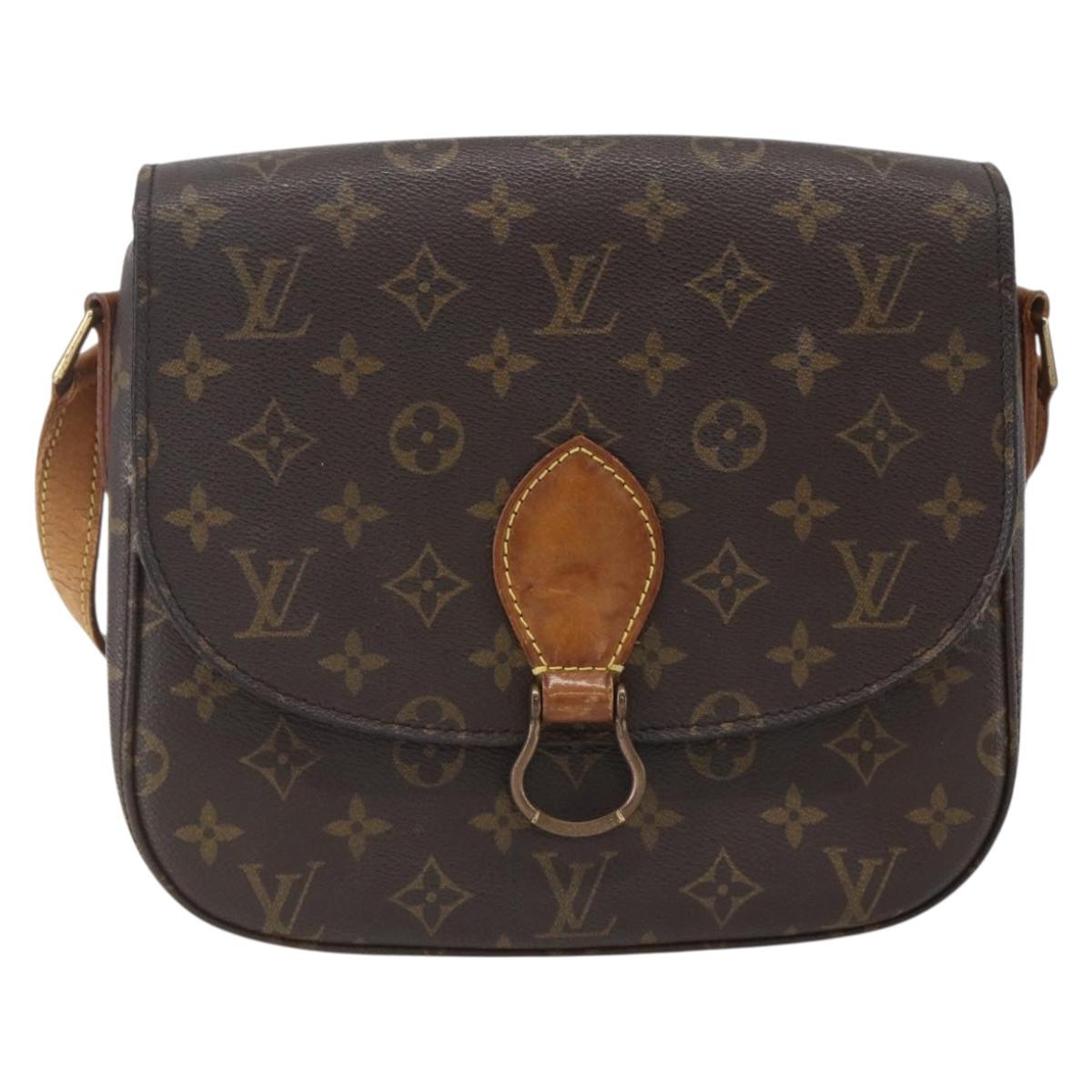 LOUIS VUITTON Monogram Saint Cloud GM Shoulder Bag M51242 LV Auth 155363