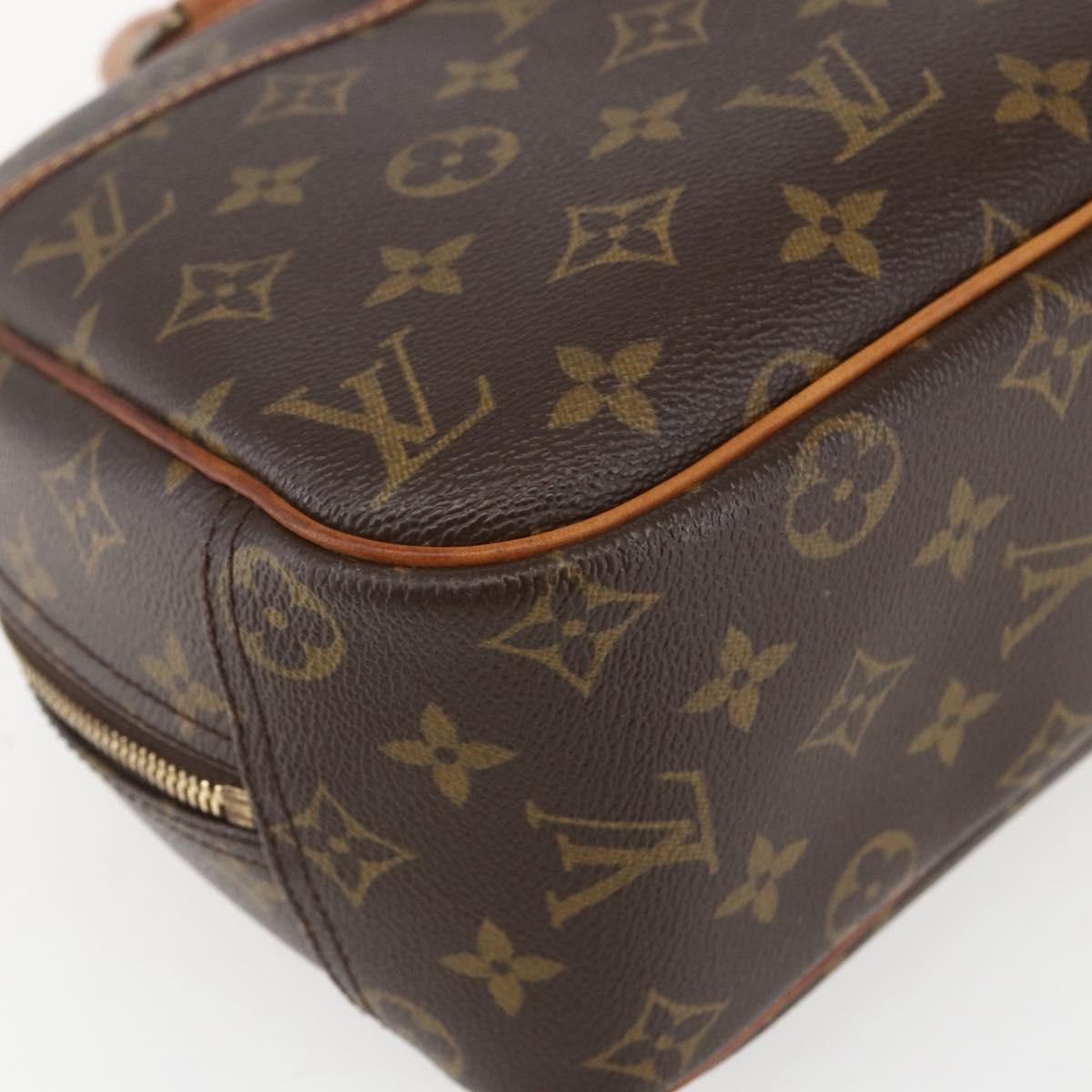 LOUIS VUITTON Monogram Trouville Hand Bag M42228 LV Auth 155365