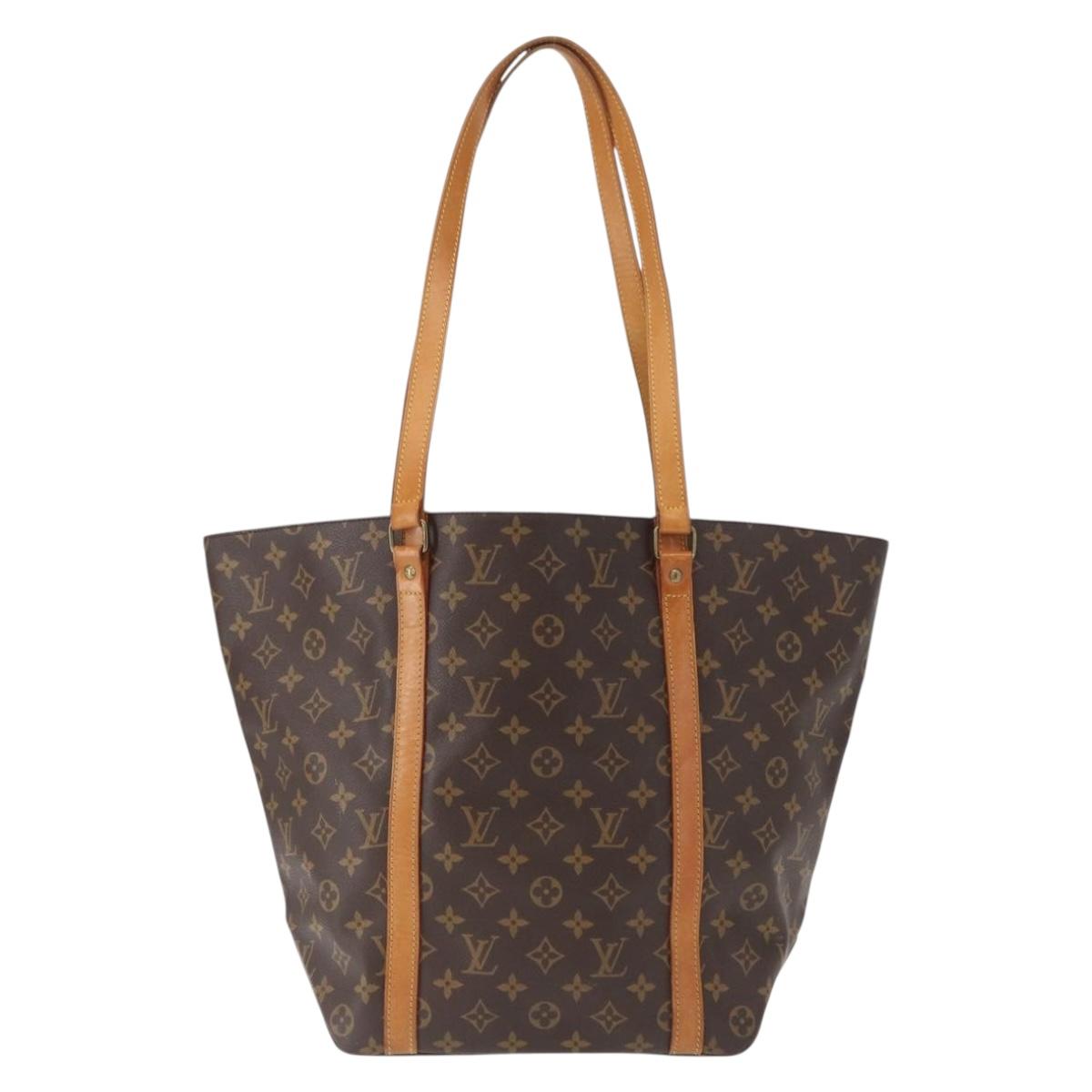 LOUIS VUITTON Monogram Sac Shopping Tote Bag M51108 LV Auth 155366