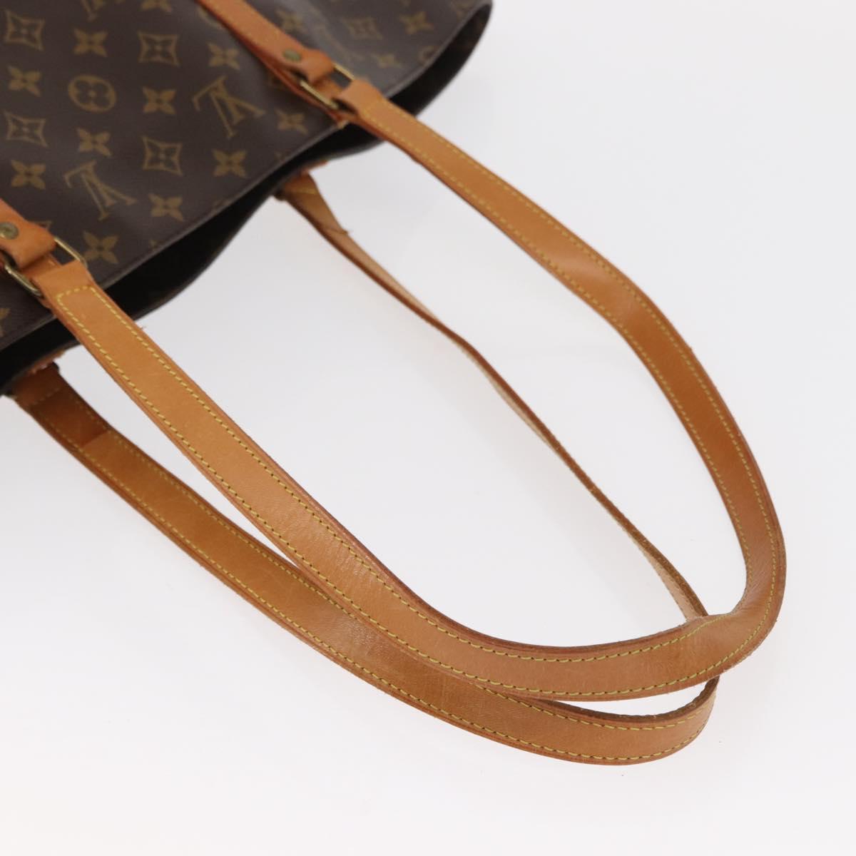 LOUIS VUITTON Monogram Sac Shopping Tote Bag M51108 LV Auth 155366