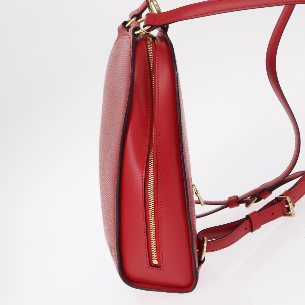 LOUIS VUITTON Epi Mabillon Backpack Castilian Red M52237 LV Auth 155376
