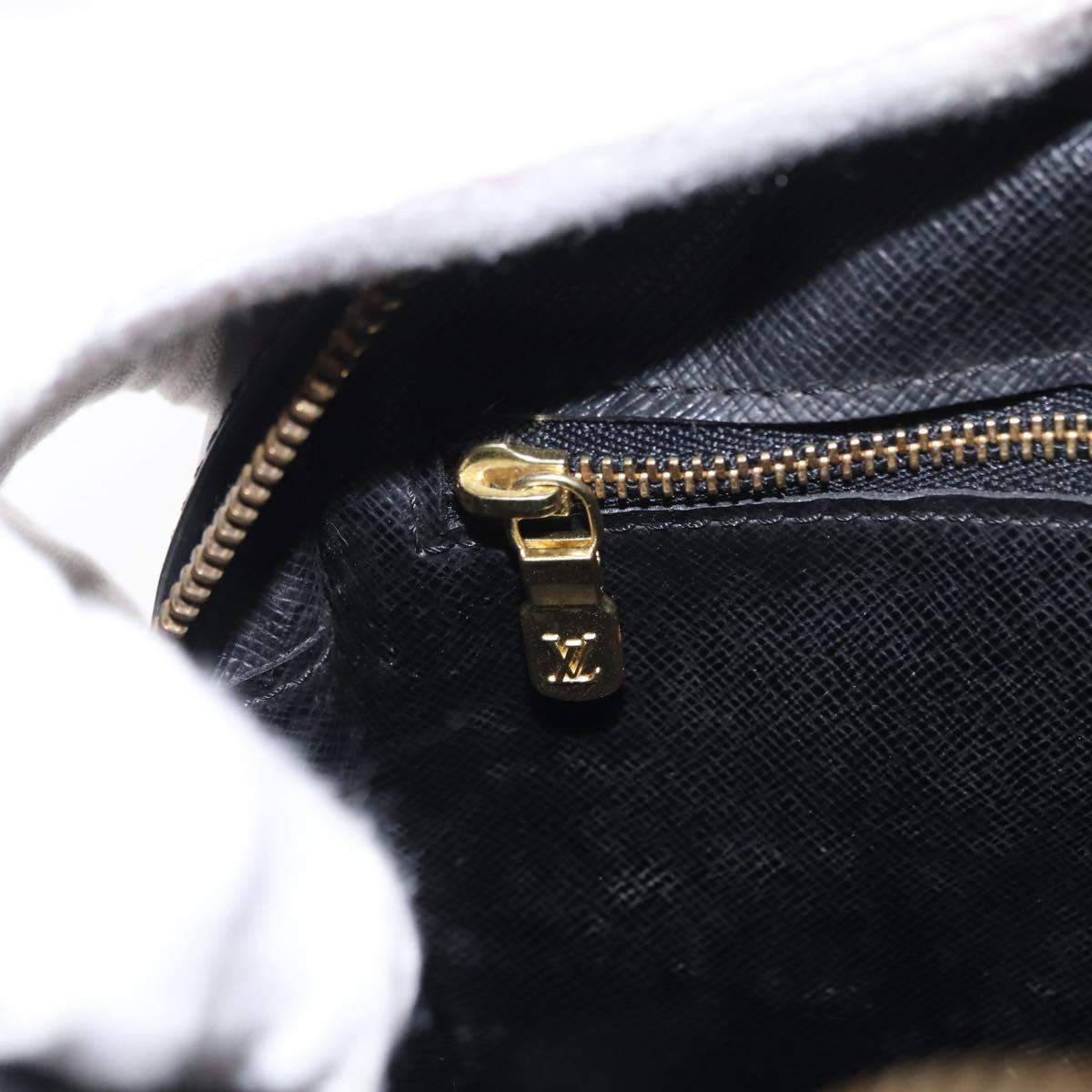 LOUIS VUITTON Epi Trocadero 27 Shoulder Bag Black M52312 LV Auth 155377A