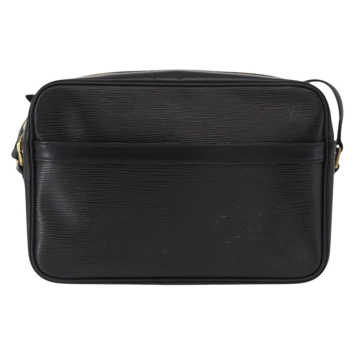 LOUIS VUITTON Epi Trocadero 27 Shoulder Bag Black M52312 LV Auth 155377A