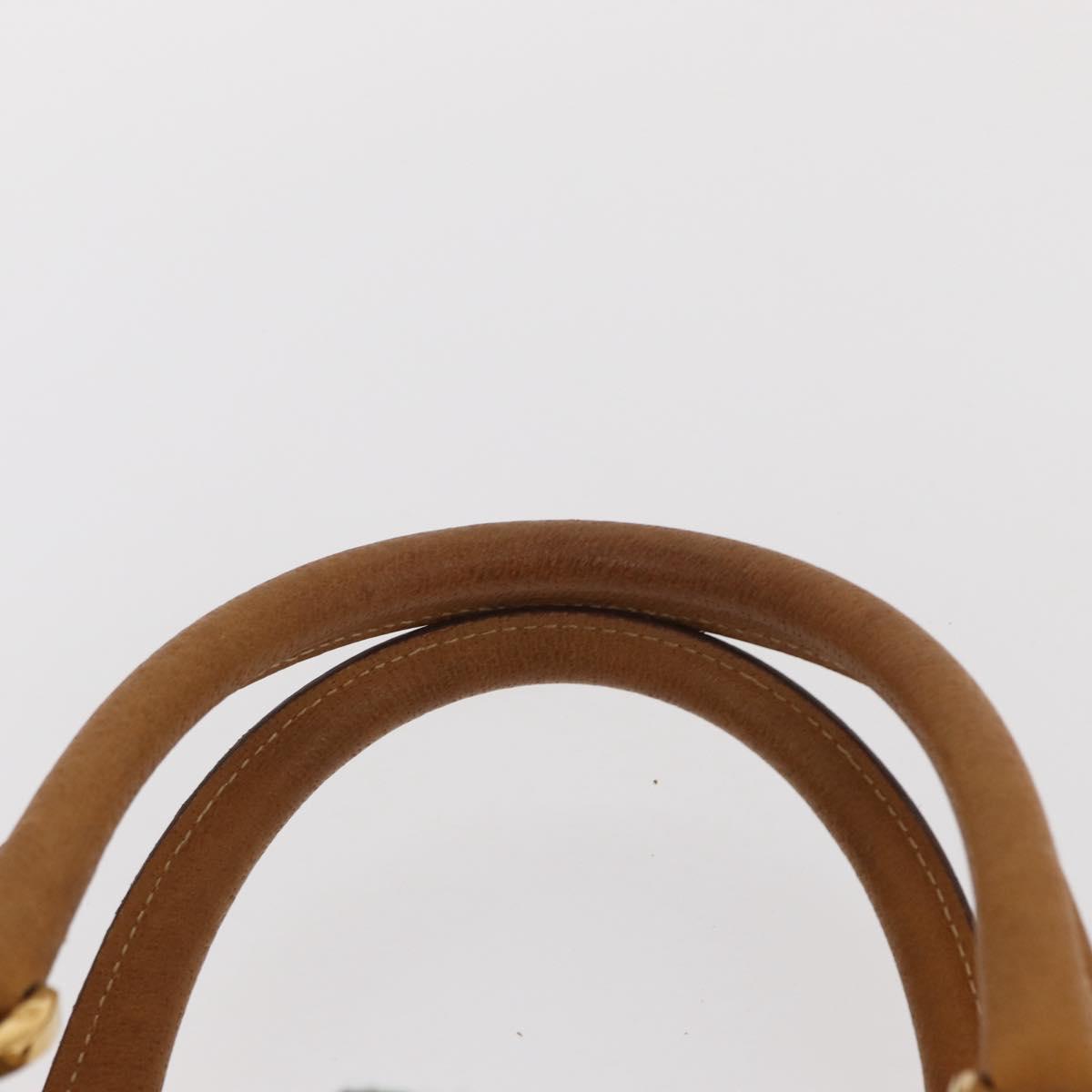 GUCCI Micro GG Supreme Web Sherry Line Bag PVC Beige Gold 40 02 007 Auth 155381