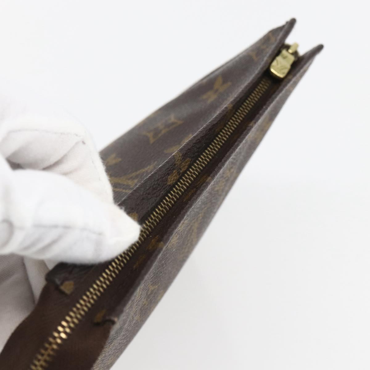 LOUIS VUITTON Monogram Poche Toilette 19 Pouch M47544 LV Auth 155404