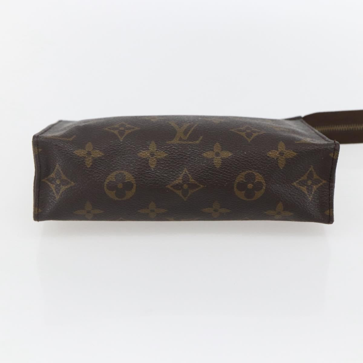 LOUIS VUITTON Monogram Poche Toilette 19 Pouch M47544 LV Auth 155404