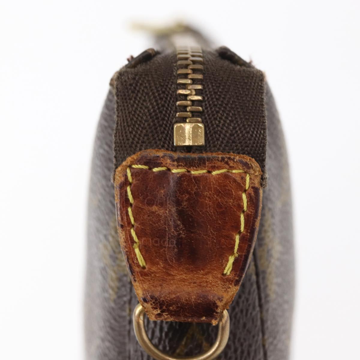 LOUIS VUITTON Monogram Pochette Accessoires Pouch M51980 LV Auth 155405