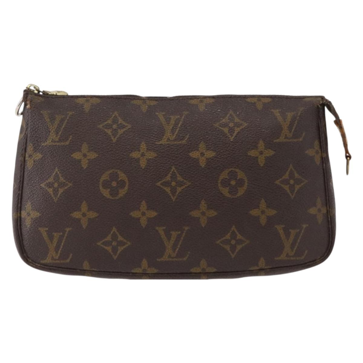 LOUIS VUITTON Monogram Pochette Accessoires Pouch M51980 LV Auth 155405