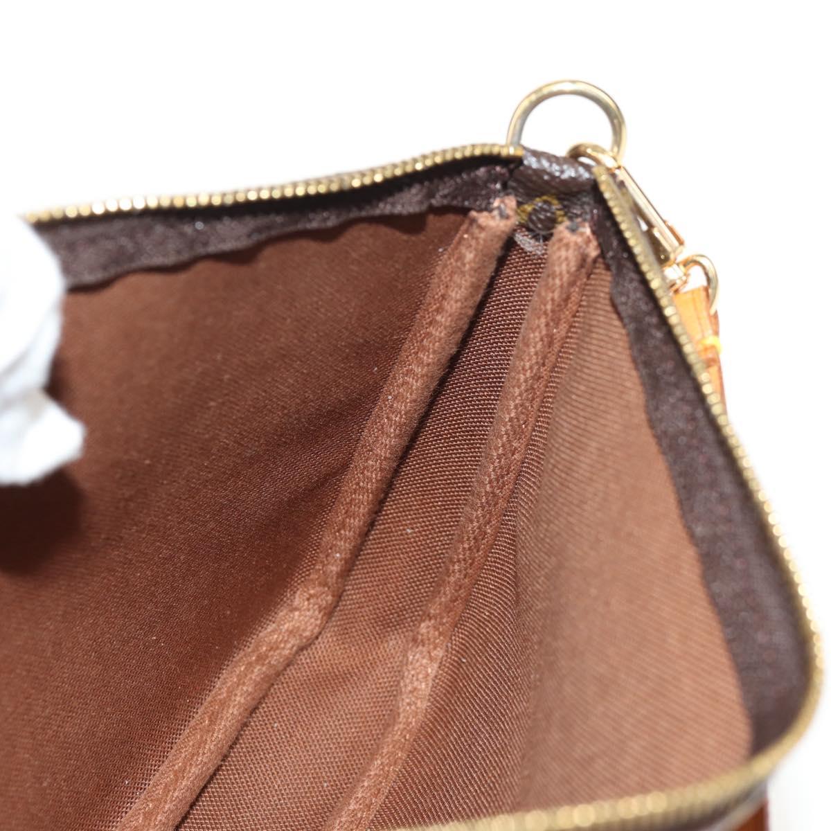 LOUIS VUITTON Monogram Pochette Accessoires Pouch M51980 LV Auth 155406V