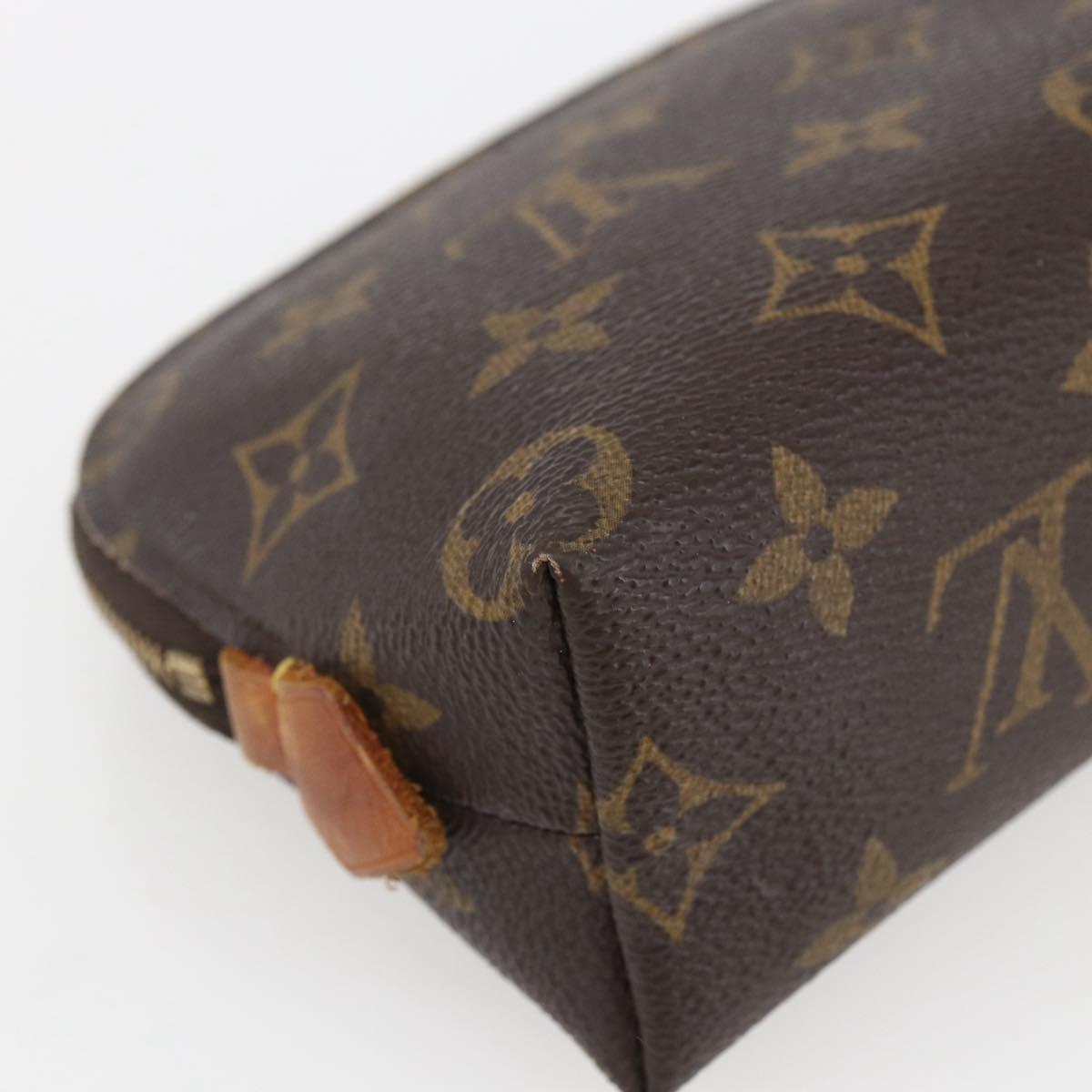LOUIS VUITTON Monogram Pochette Cosmetic PM Pouch M43998 LV Auth 155419