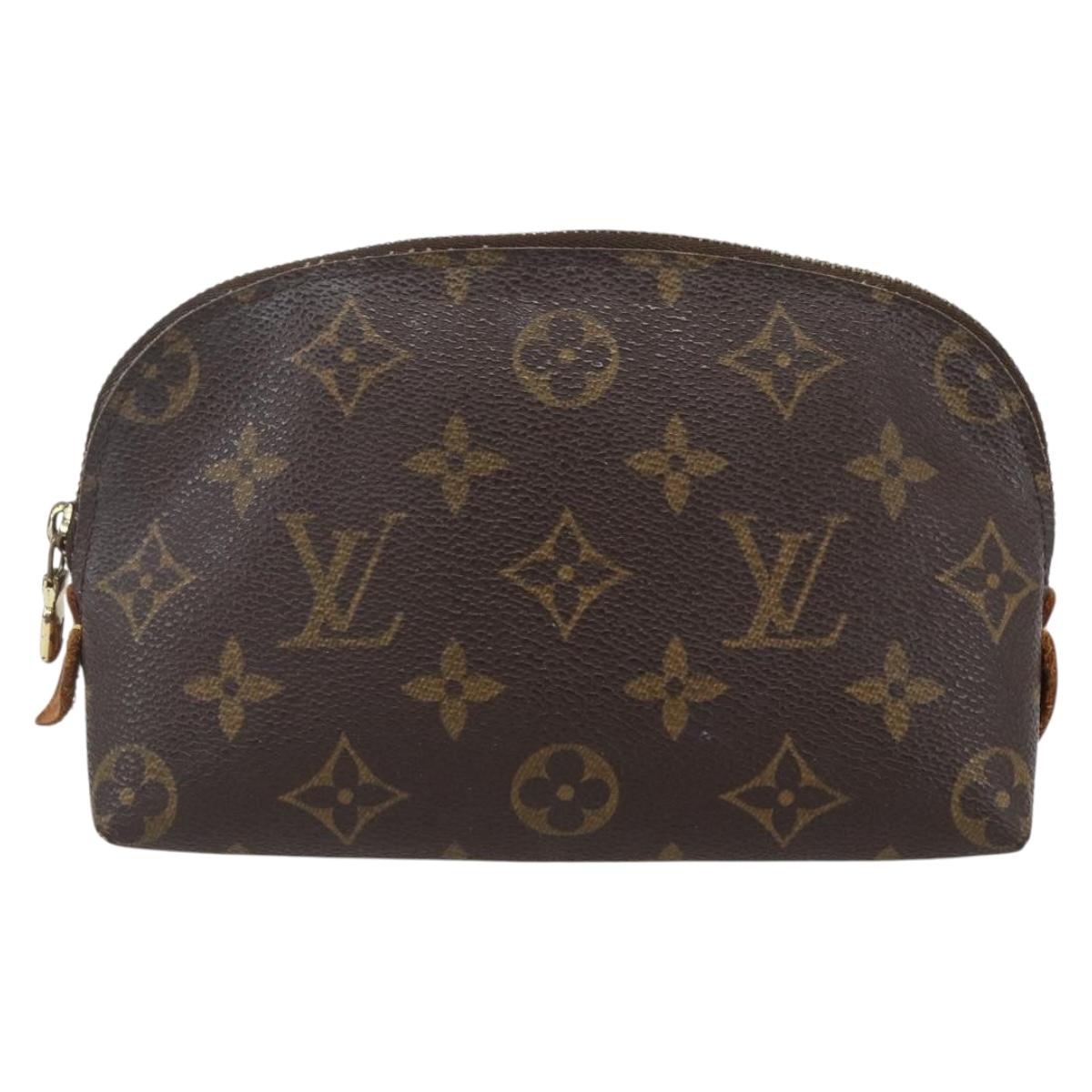 LOUIS VUITTON Monogram Pochette Cosmetic PM Pouch M43998 LV Auth 155419