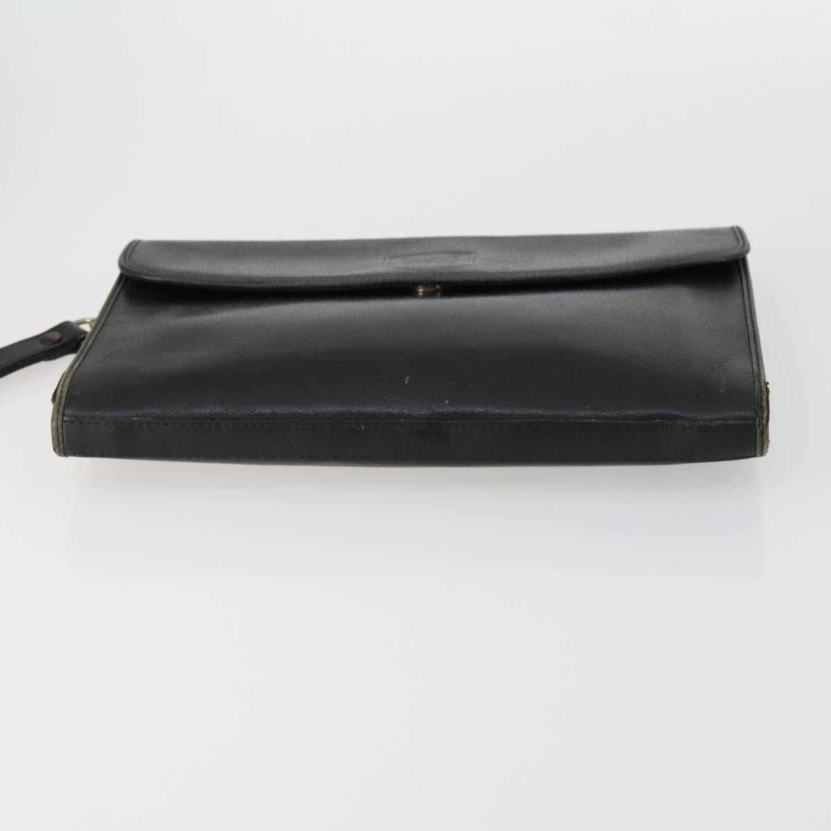 CARTIER Burberry Cartier Trotter Canvas Bag Leather 3 Set Black Auth 155423