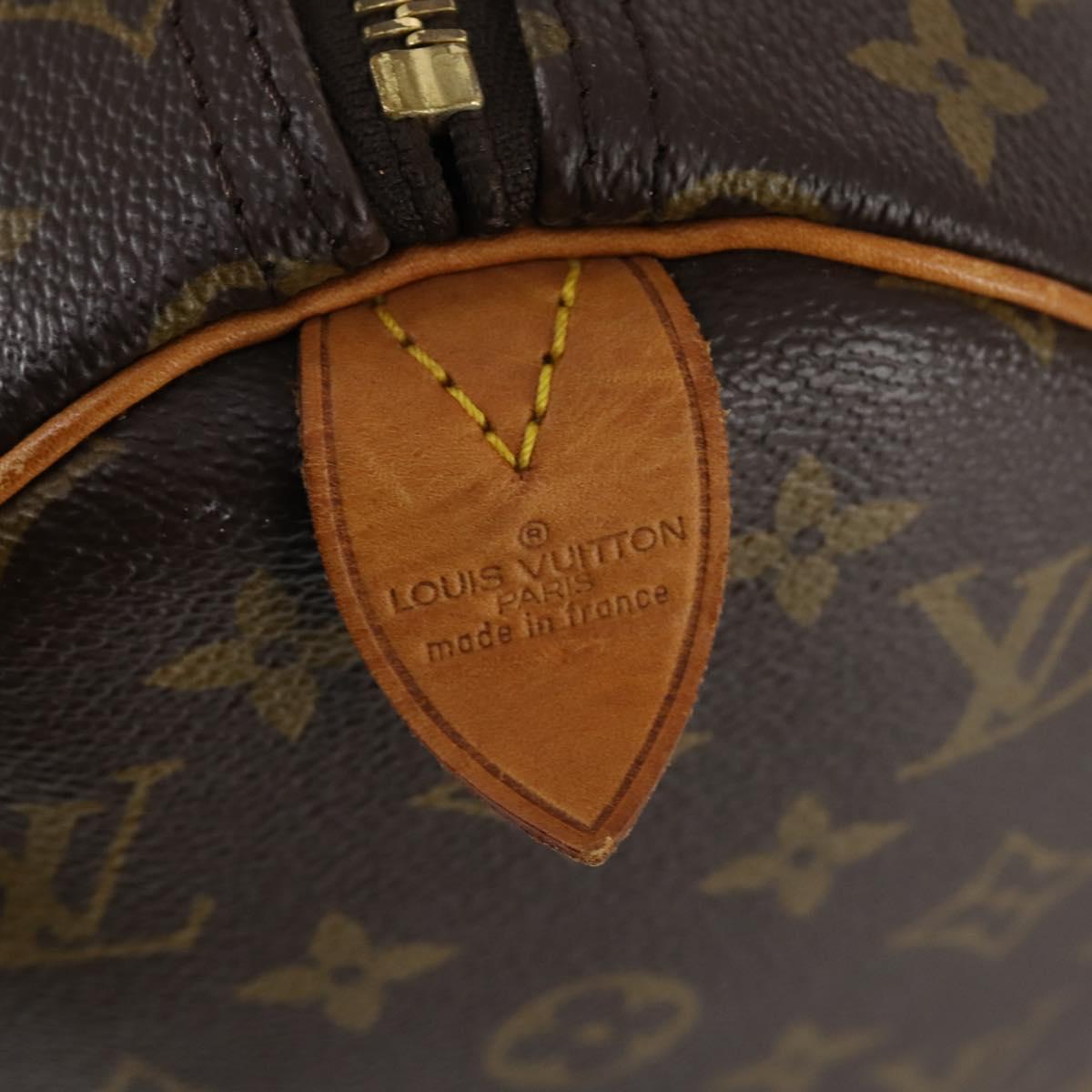 LOUIS VUITTON Monogram Keepall 45 Boston Bag M41428 LV Auth 155458V